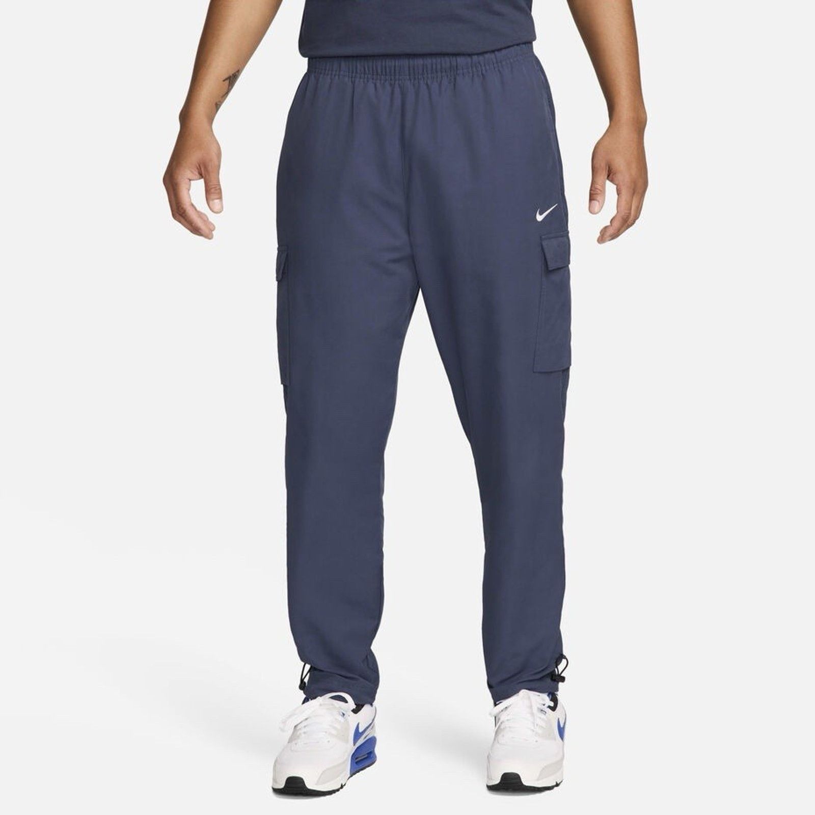 Nike Nike Mens Cargo Pants Size Medium Blue Utility Trousers NWT Size US 30 / EU 46 - 1 Thumbnail