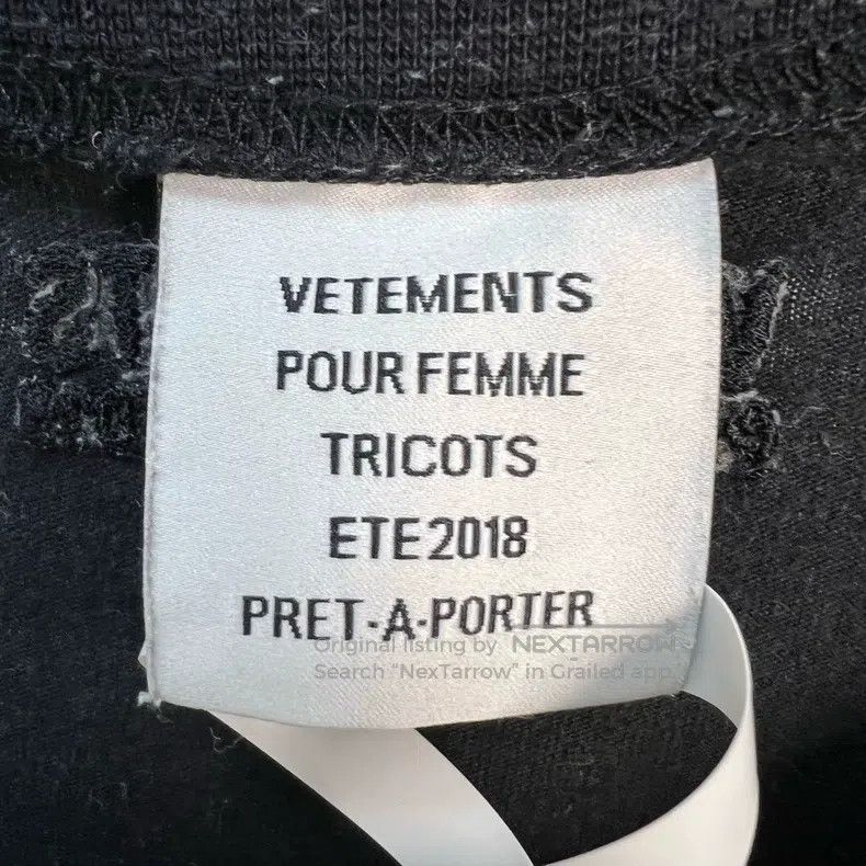 Vetements Vetements Twelve zodiac signs Aquarius slogan black short Size US L / EU 52-54 / 3 - 3 Thumbnail