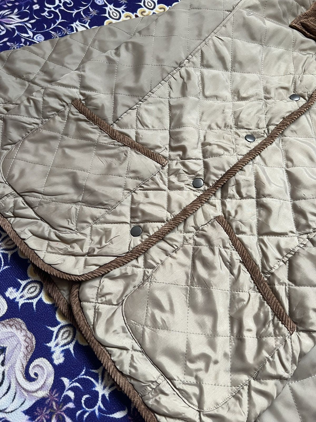 Japanese Brand Sweet Pannpukinn Corduroy Quilted Jacket Designer Japanese Size US M / EU 48-50 / 2 - 10 Thumbnail