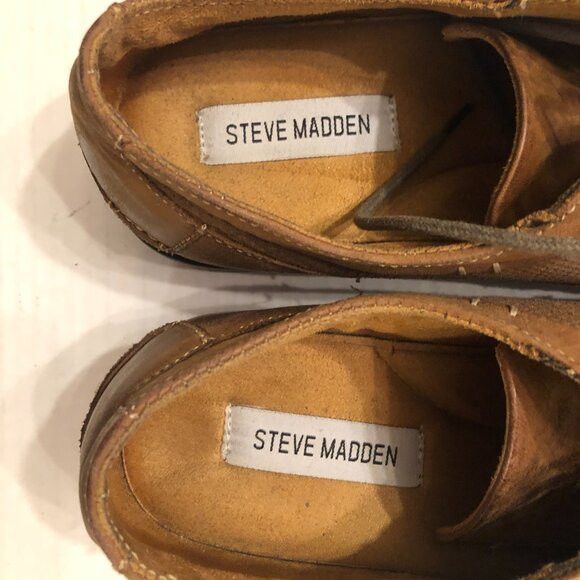 Steve Madden steve Madden men's leather Oxford dress shoes size: 9.5 Size US 9.5 / EU 42-43 - 4 Thumbnail