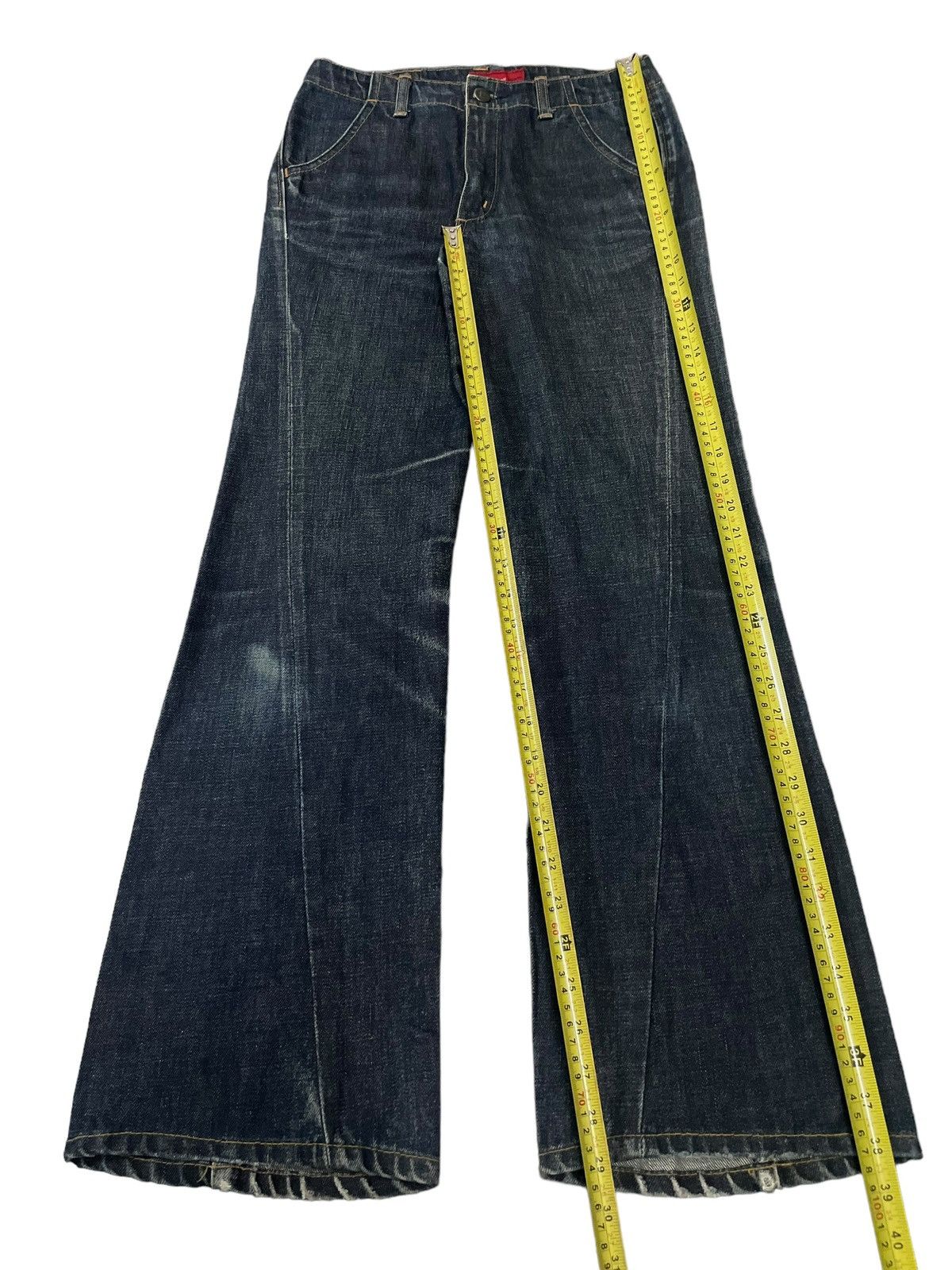 Edwin Vintage Edwin E Function Fade Wash Twisted Style Flare Jeans Size US 29 - 18 Thumbnail