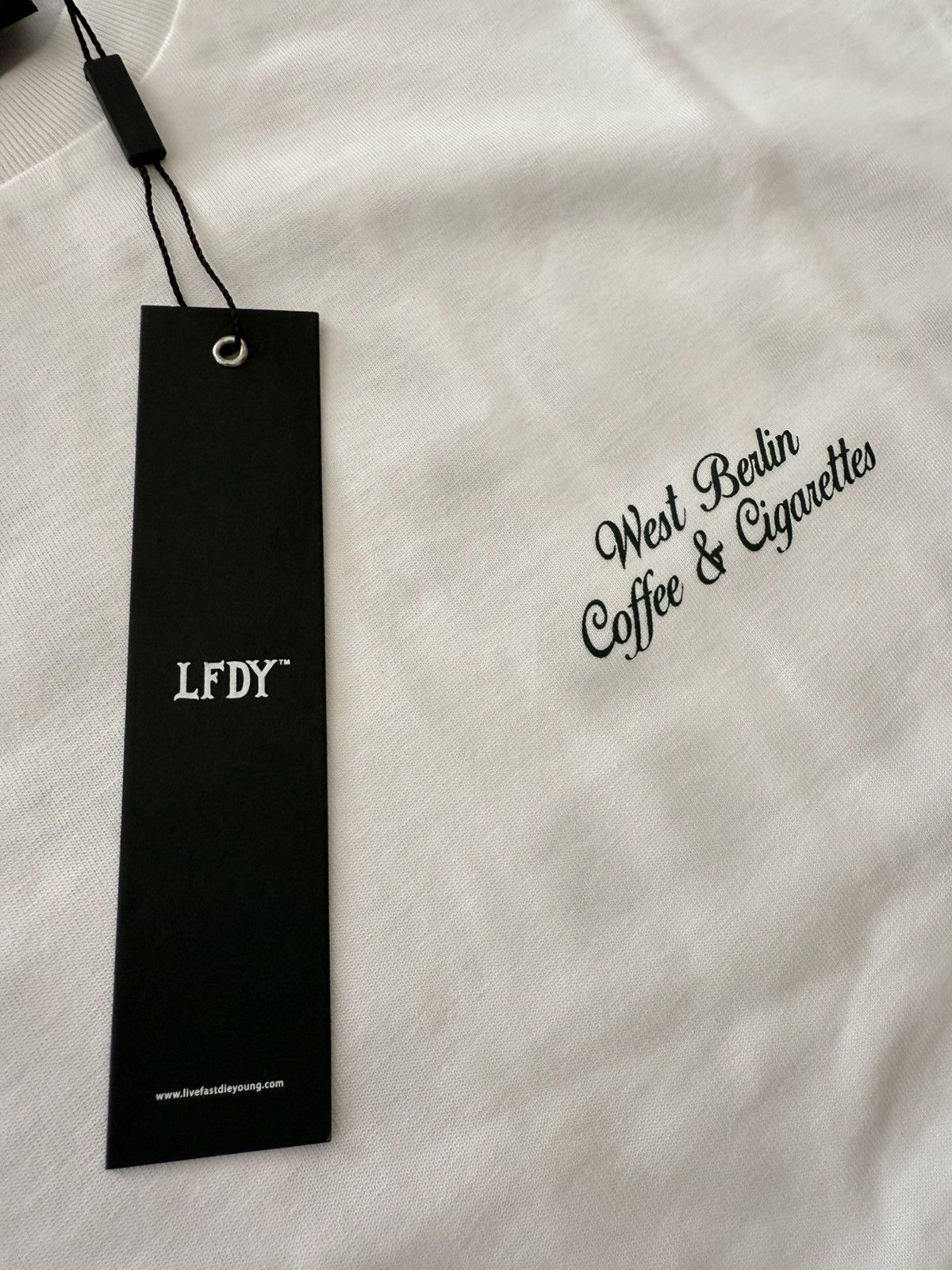 LFDY LFDY LiveFast Espresso and Cigarettes Green Tshirt Tee Size US M / EU 48-50 / 2 - 6 Thumbnail