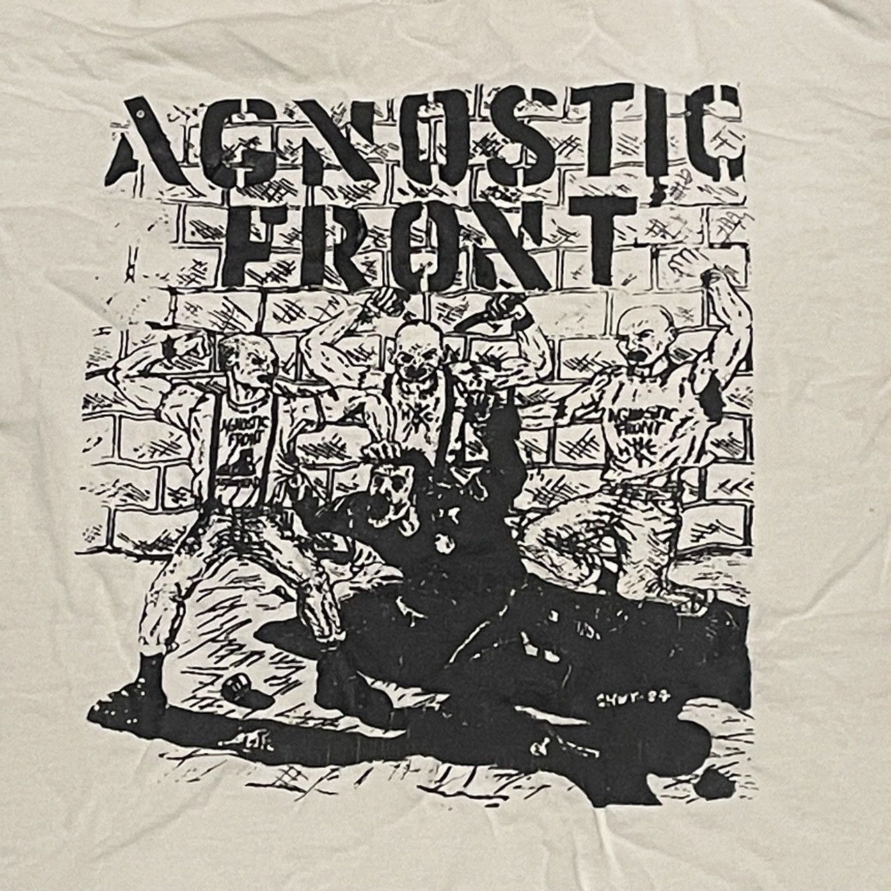 Band Tees Rare Agnostic Front Hardcore Band Tour Tee Size US M / EU 48-50 / 2 - 2 Thumbnail