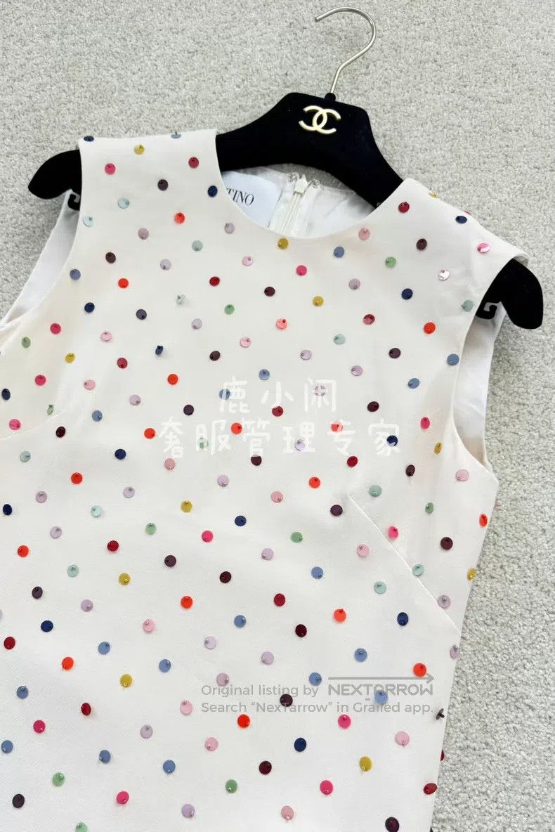 Valentino Valentino Colorful sequin polka dot dress Size XS / US 0-2 / IT 36-38 - 4 Thumbnail