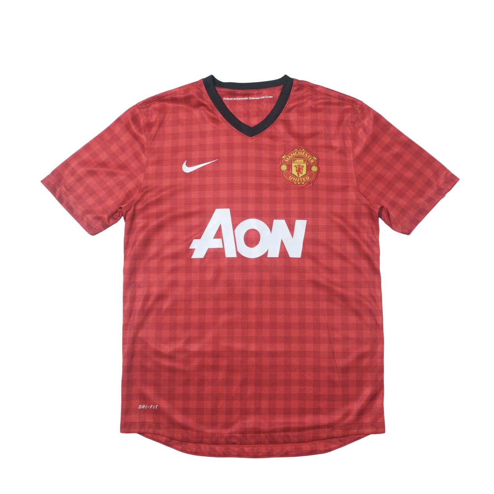 Nike 2012/13 Manchester United Home Shirt Nike Jones (M) Size US M / EU 48-50 / 2 - 2 Thumbnail