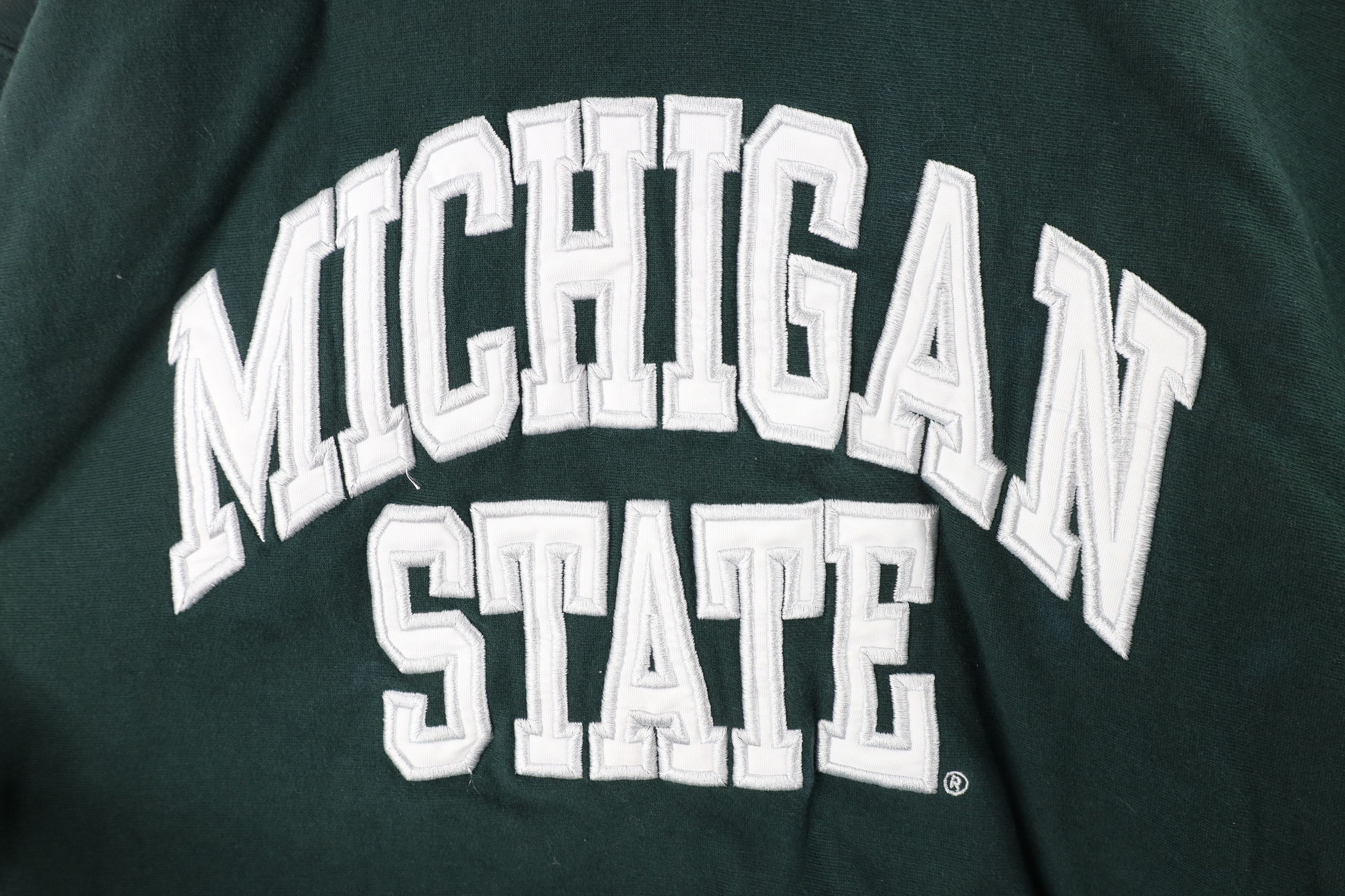 Vintage Vintage 90s Michigan State University Hoodie Sweatshirt Size ONE SIZE - 5 Thumbnail