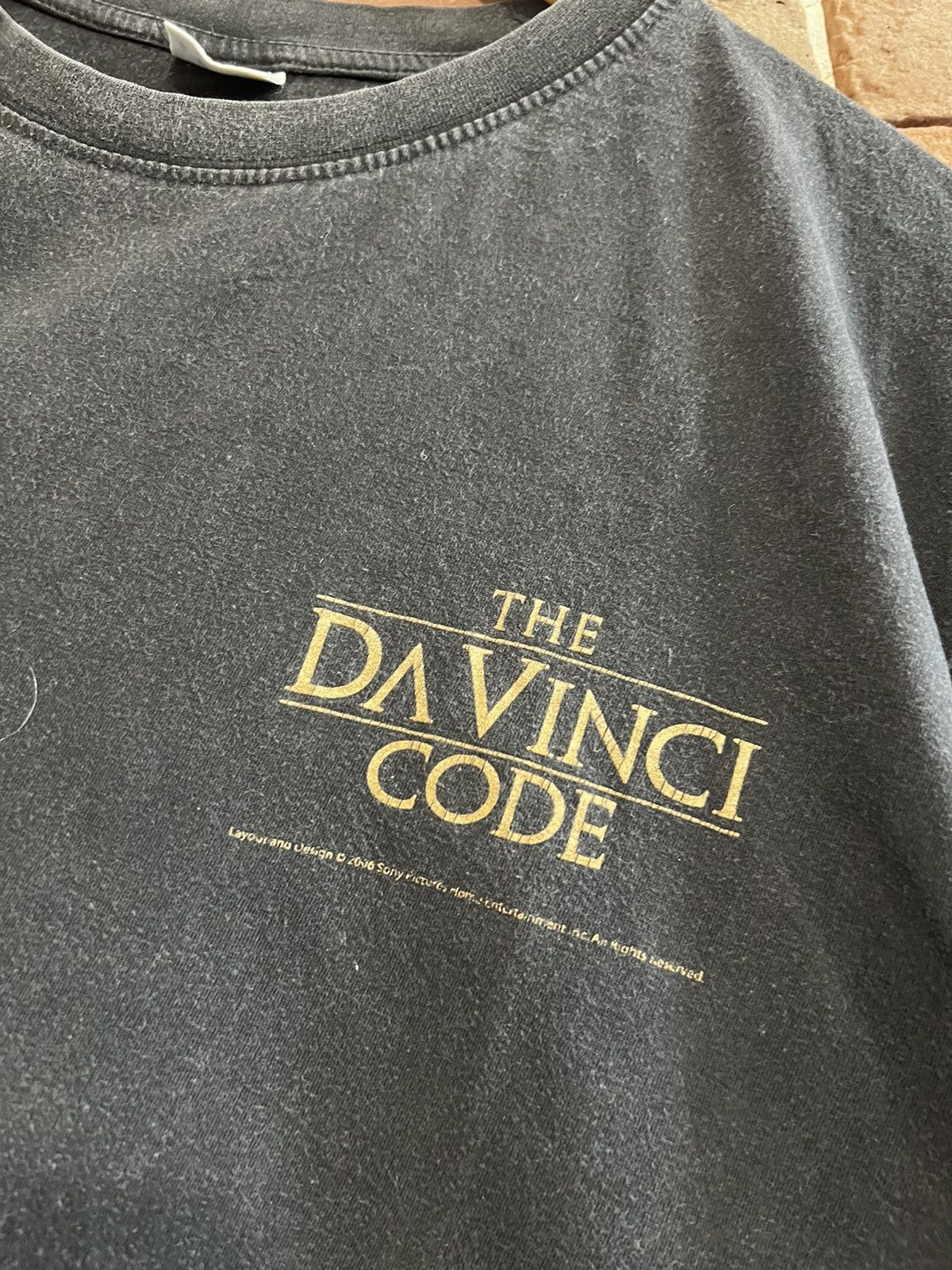 Vintage Vintage 2008 Da Vinci Code Movie Art Washed Tee L black Size US L / EU 52-54 / 3 - 2 Thumbnail