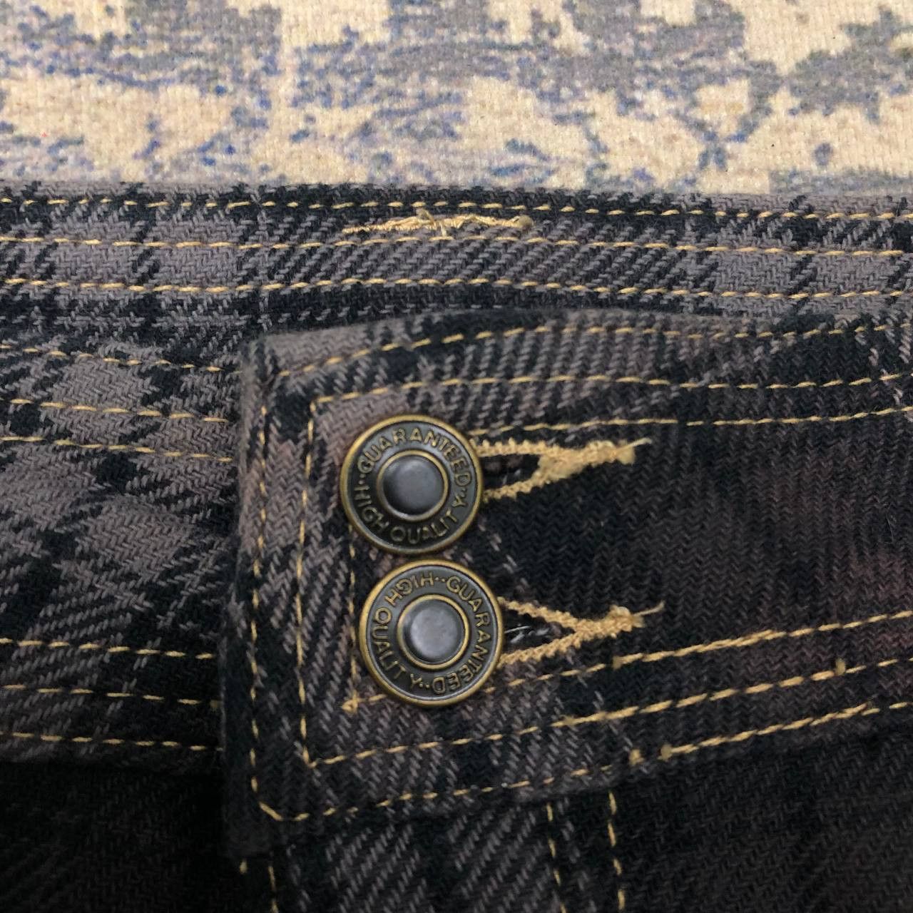 If Six Was Nine × Japanese Brand P822 PUNK TARTAN SKINNY PANTS Size US 32 / EU 48 - 5 Thumbnail