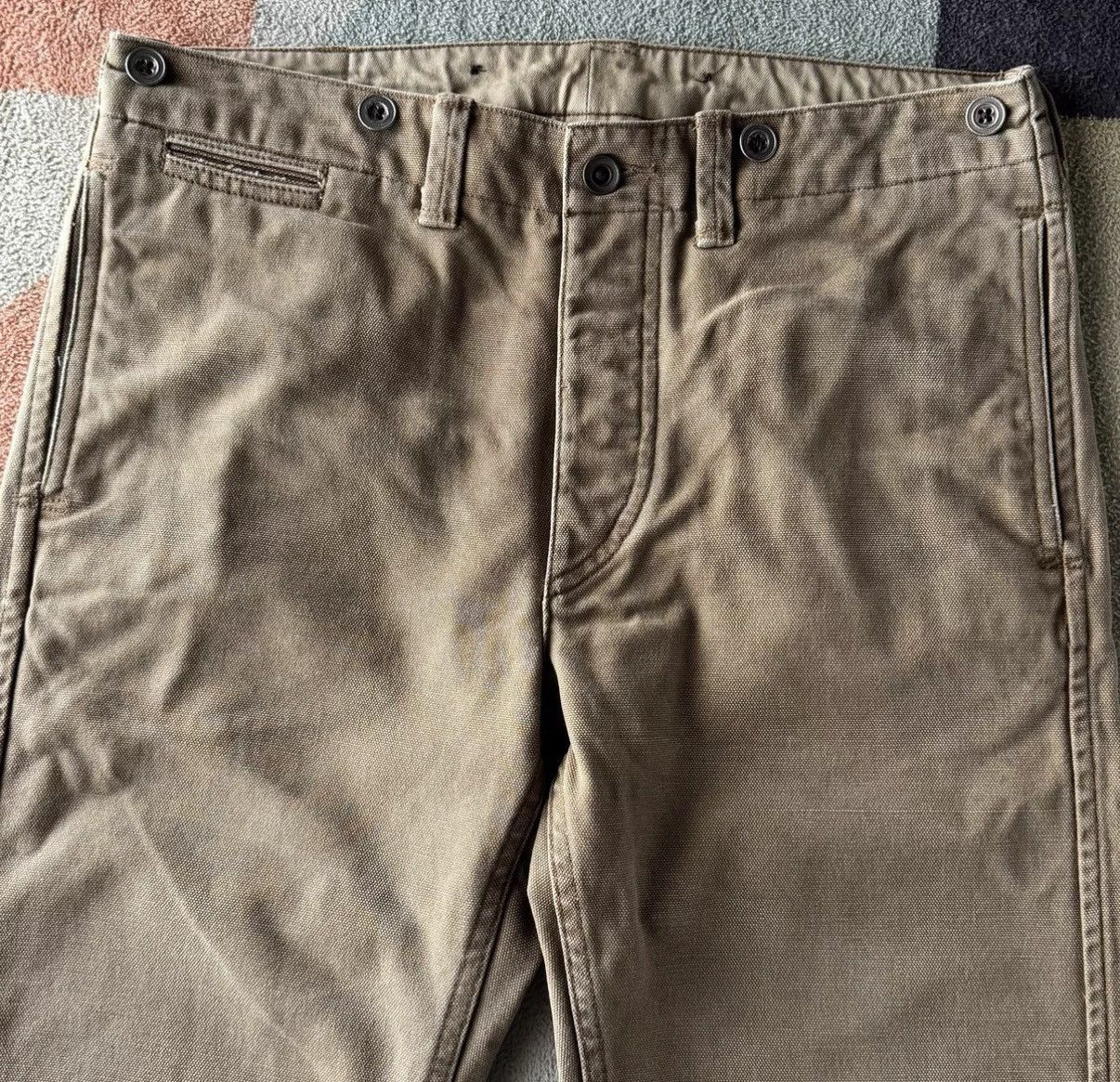RRL Ralph Lauren RRL Ralph Lauren Double RL Heavy Canvas Cargo Pants K22 Size US 30 / EU 46 - 3 Thumbnail
