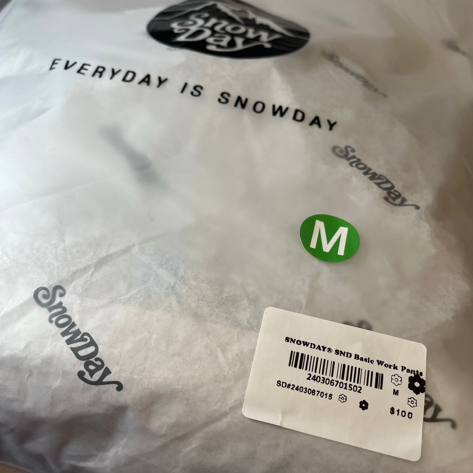 Snowday •NWT• Snowday Worldwide Tan Sweatpants • Mens Medium Size US 32 / EU 48 - 12 Thumbnail