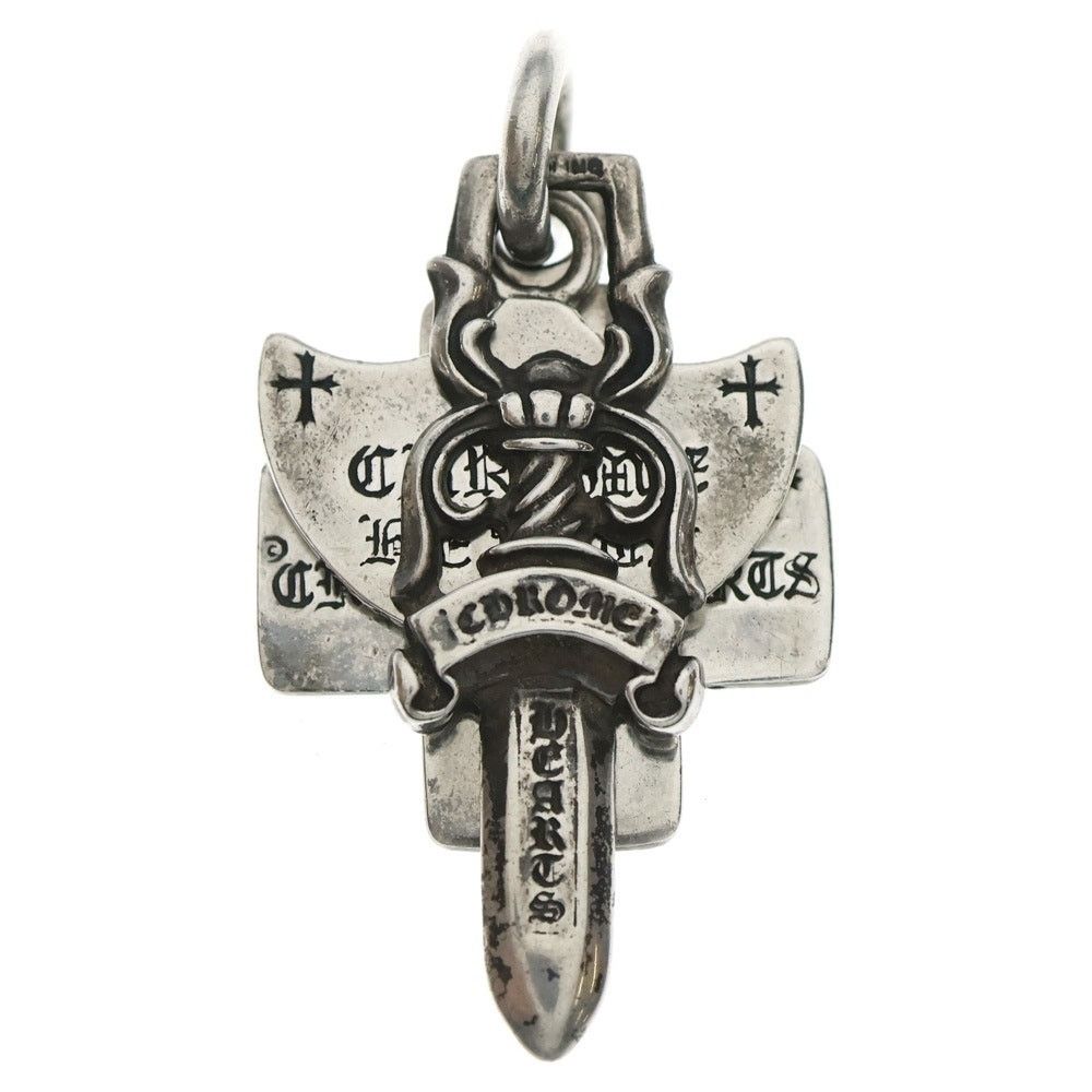 Chrome Hearts Old 3 Trinkets Pendant Silver
