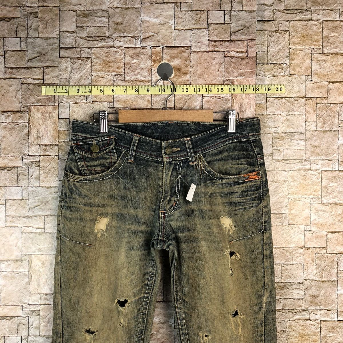 Request Jeans Request Black faded ripped Distressed Denim Pants #A1039 Size US 31 - 4 Thumbnail
