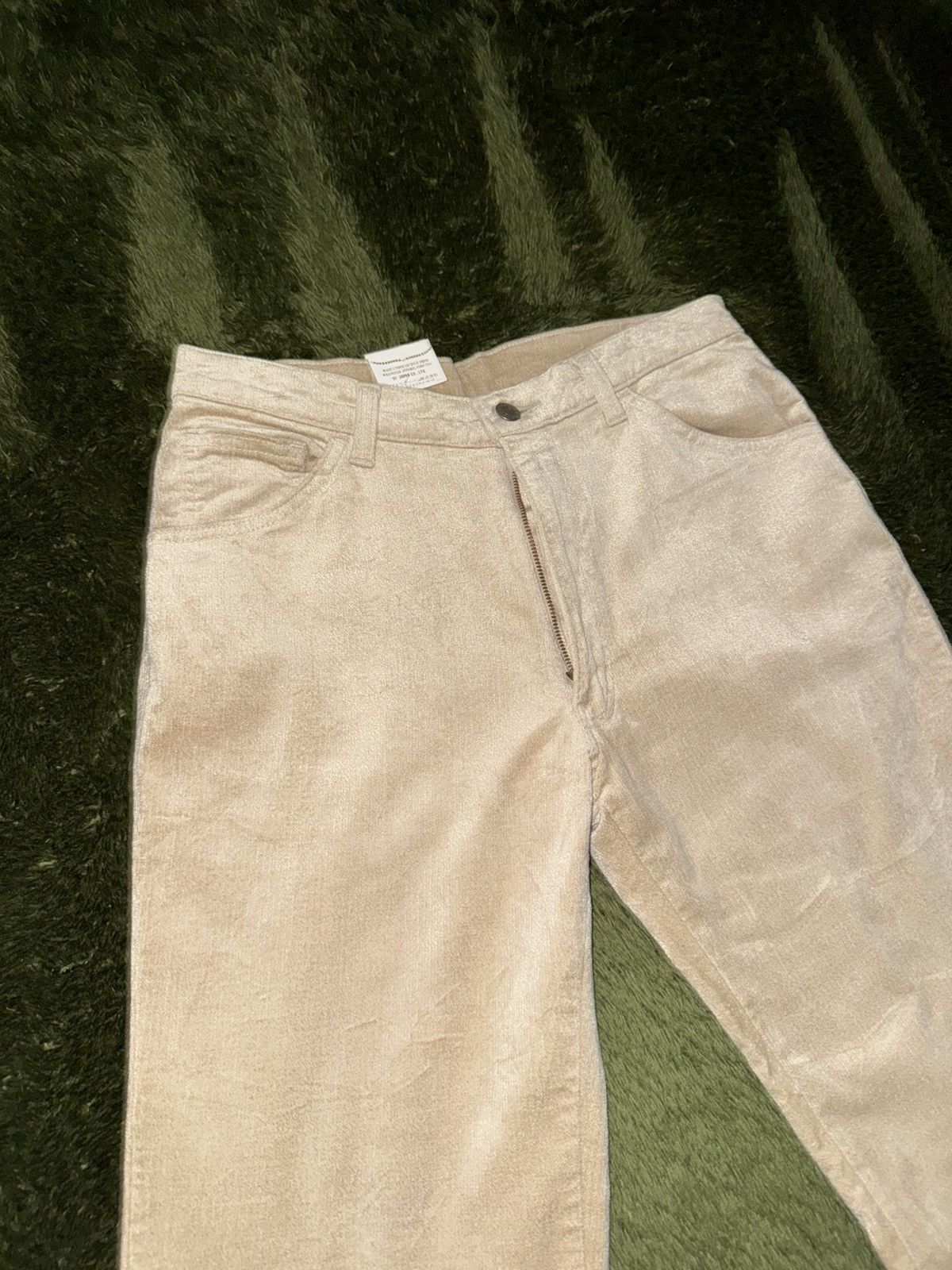 Wrangler [31] Wrangler Textured Bootcut Pants Beige MADE IN JAPAN Size US 31 - 6 Thumbnail