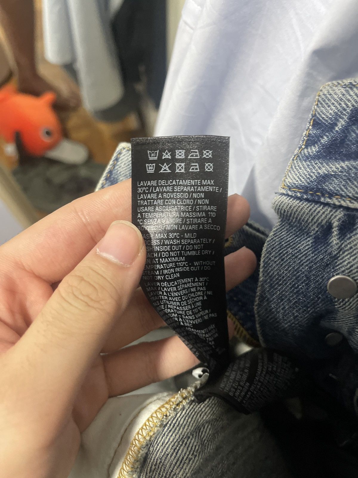 Adidas × Balenciaga Balenciaga x Adidas Oversized Jeans Size US 35 - 8 Thumbnail