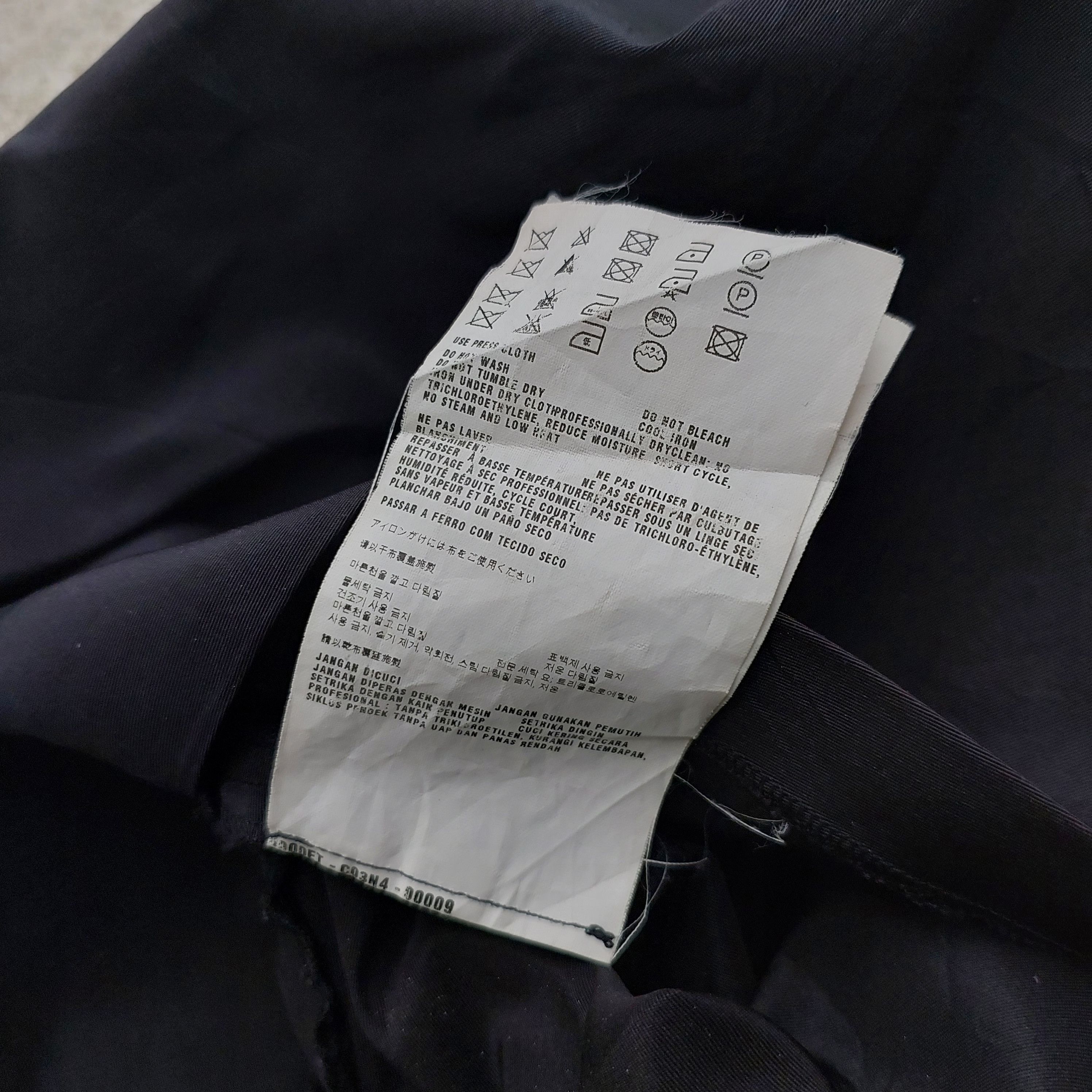 Miu Miu Miu Miu - Black Crumpled - Midi Dress Size XS / US 0-2 / IT 36-38 - 8 Thumbnail