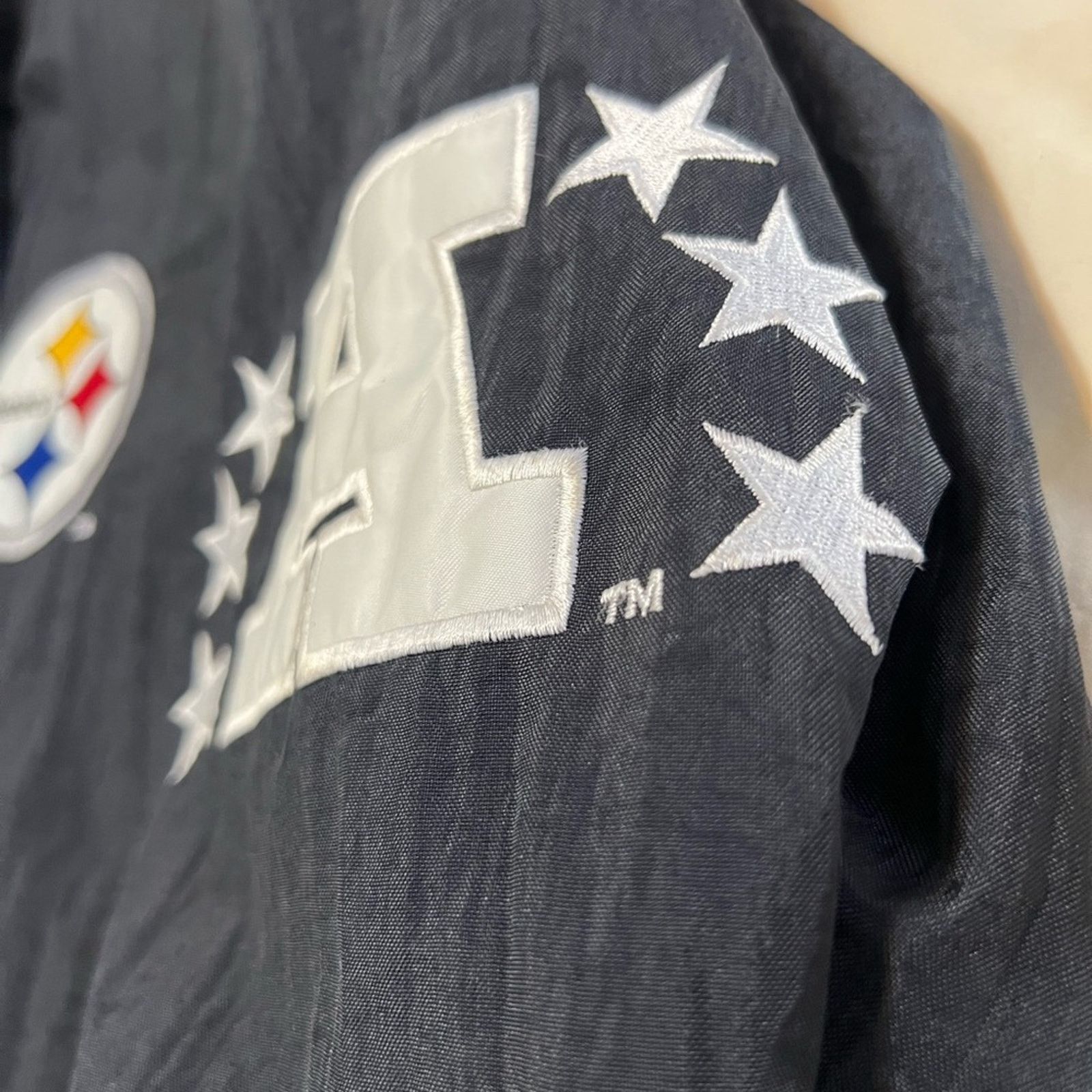 Logo Athletic Vintage NFL Pro Line Steelers Logo Athletic Jacket FULL ZIP Size US XL / EU 56 / 4 - 4 Thumbnail