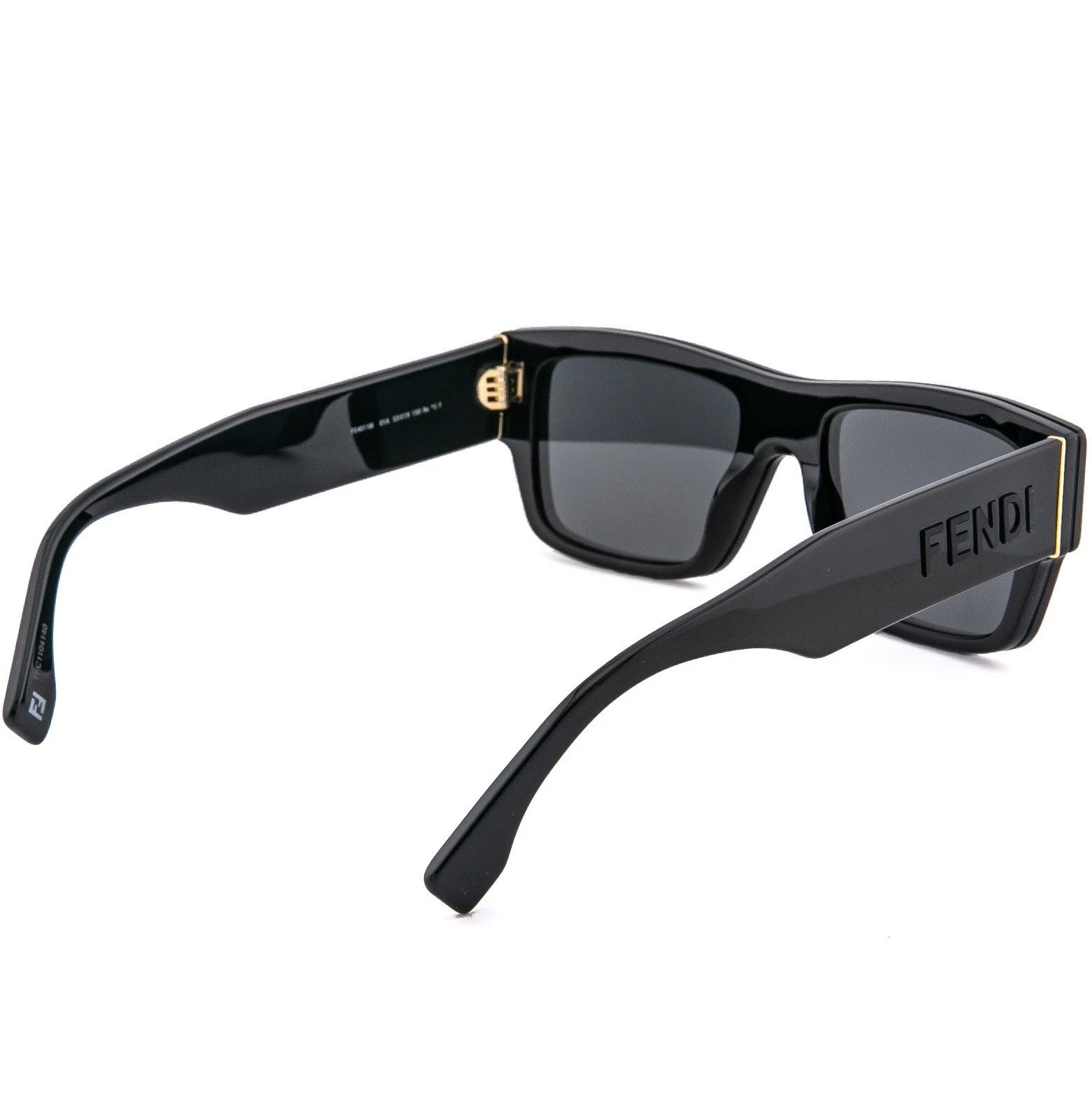 Fendi FENDI FE40118I Diagonal Logo Print 40118 Sunglasses 01A Size ONE SIZE - 6 Thumbnail