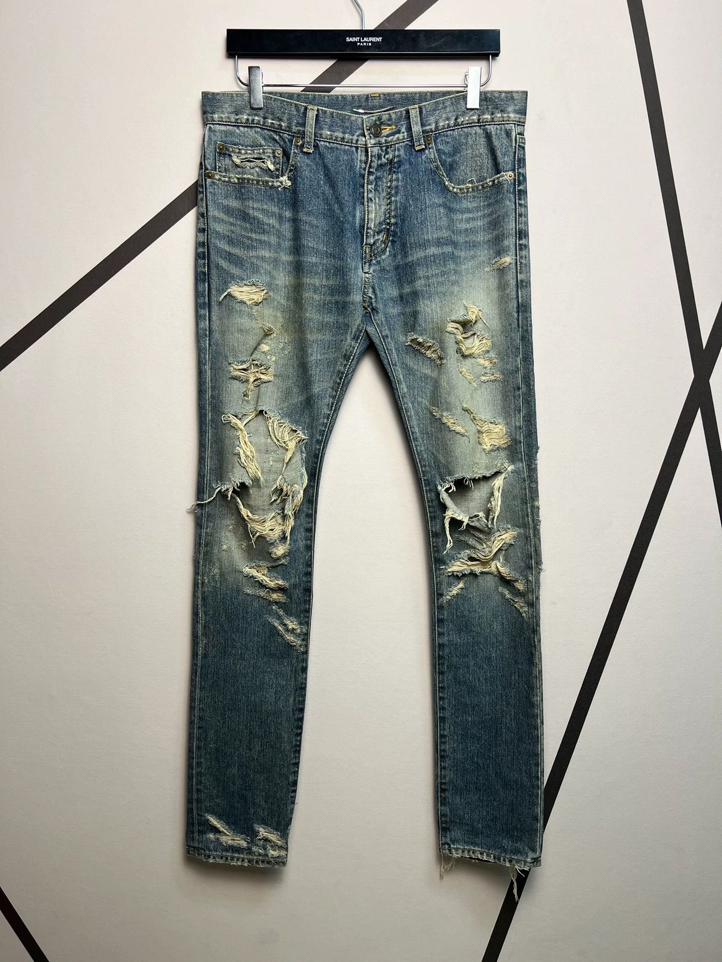 Saint Laurent Paris Authentic Saint Laurent SLP Spring/Summer 2014 jeans Size US 32 / EU 48 - 1 Thumbnail