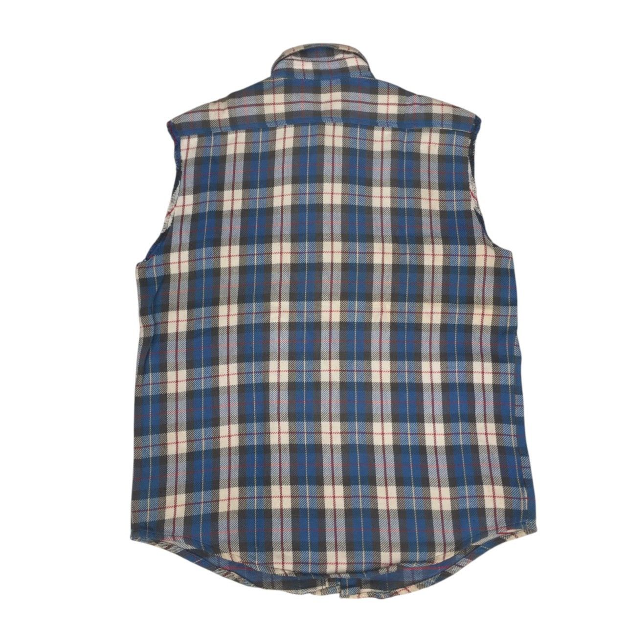 Levi's × Levi's Vintage Clothing × Vintage Vintage 90s Levi's Alaska Sleeveless Plaid Outdoor Shirts Size US L / EU 52-54 / 3 - 6 Thumbnail