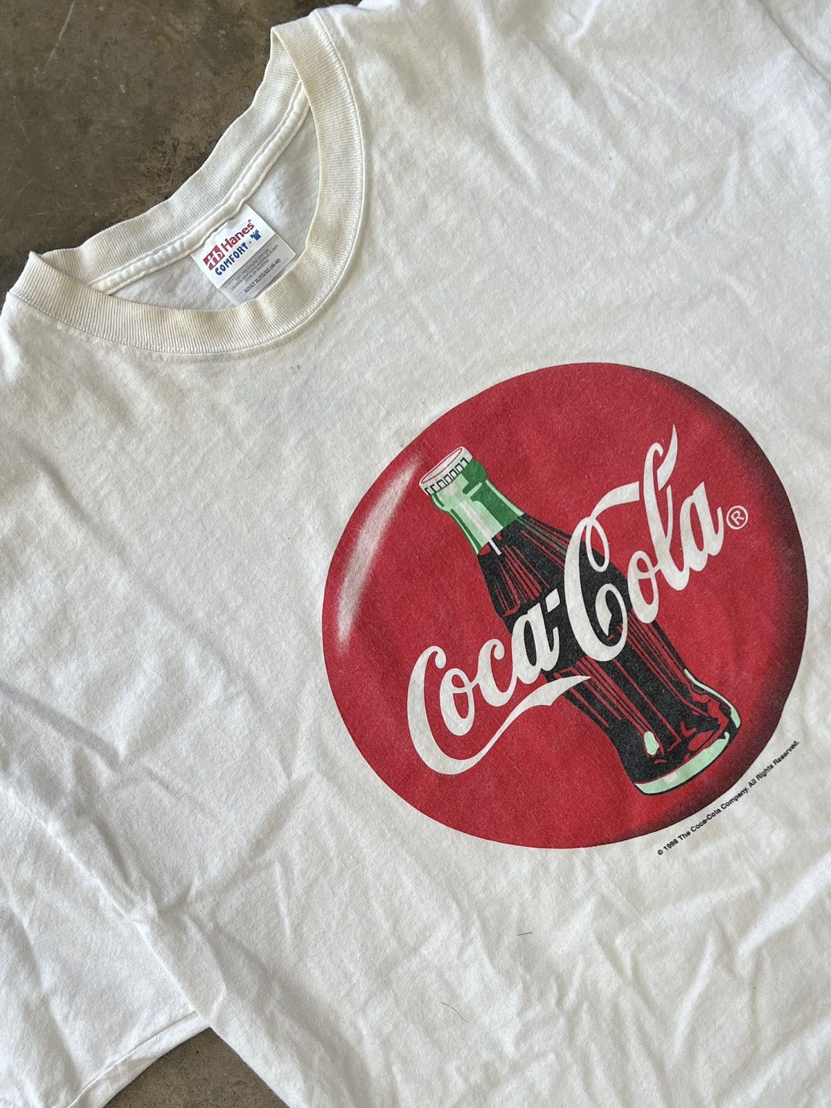 Vintage Vintage 1998 Coke Coca Cola Bottle Promo Tee XL Size US XL / EU 56 / 4 - 1 Thumbnail