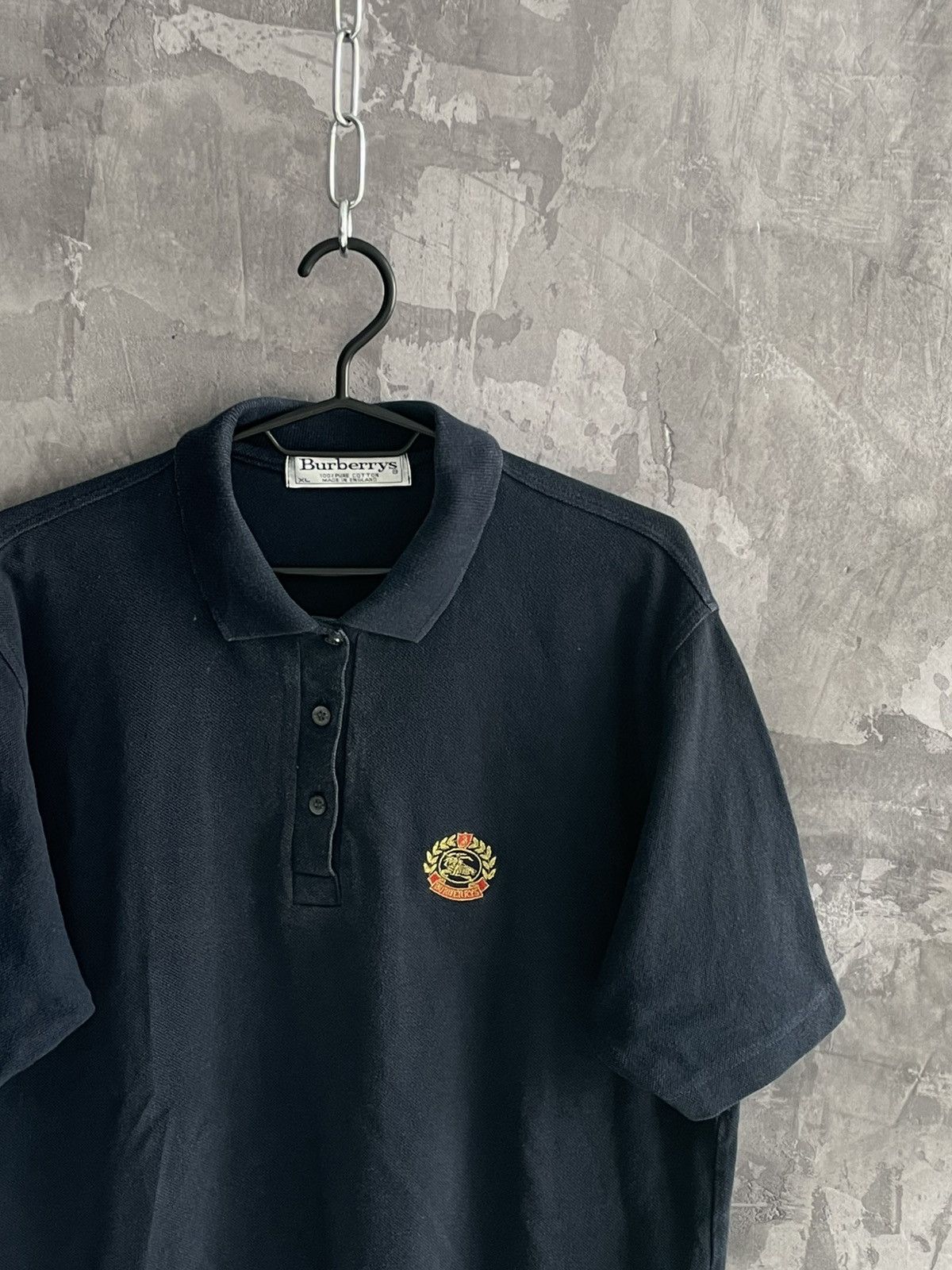 Burberry × Designer × Vintage Vintage Burberrys Polo Buttons Ups t shirt Luxury Size US XL / EU 56 / 4 - 4 Thumbnail