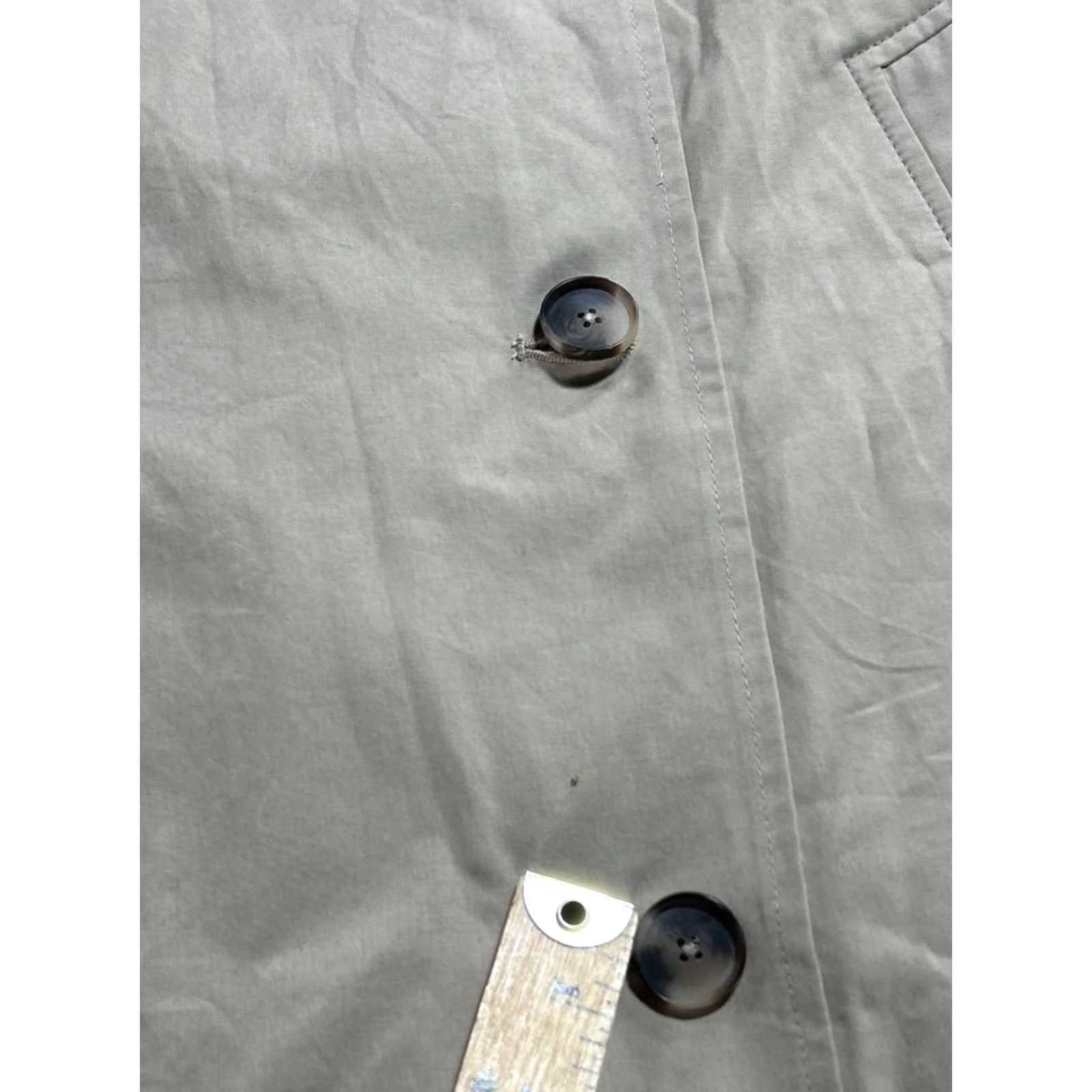 Zara Zara Trench Coat Womens XS Beige Lined Double Breated Raglan Sleeve Waterproof Coat Size XS / US 0-2 / IT 36-38 - 5 Thumbnail