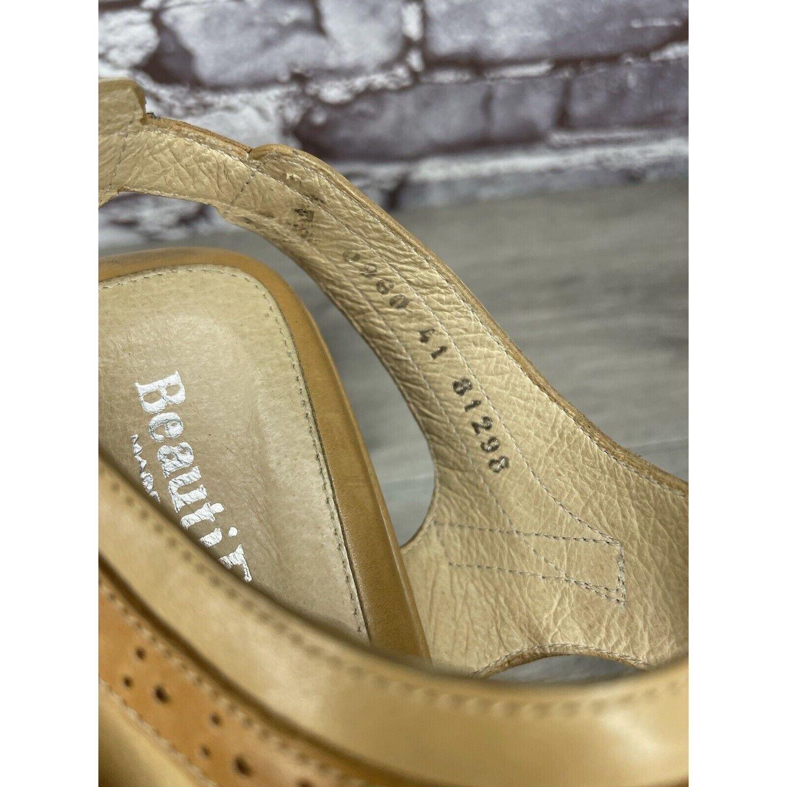 Other Beautifeel Brown Leather Casual Heel Strappy Sandals Women’s Size US 10.5 / IT 40.5 - 18 Thumbnail