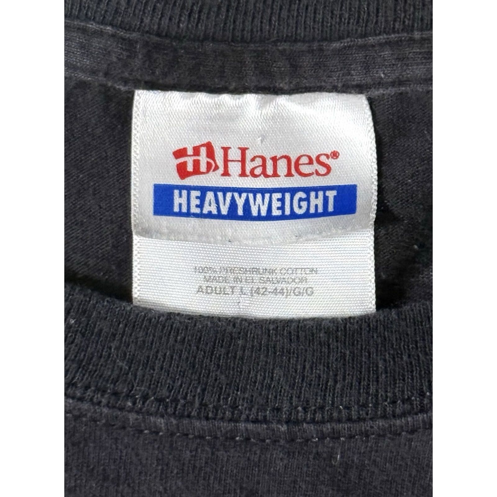 Hanes Hanes T-Shirt Black Gives Way To Blue Shirt M/L Graphic Print Crew Neck Short Sleeve Band M/L Men Grunge Nirvana Alice In Chains Size US M / EU 48-50 / 2 - 6 Thumbnail
