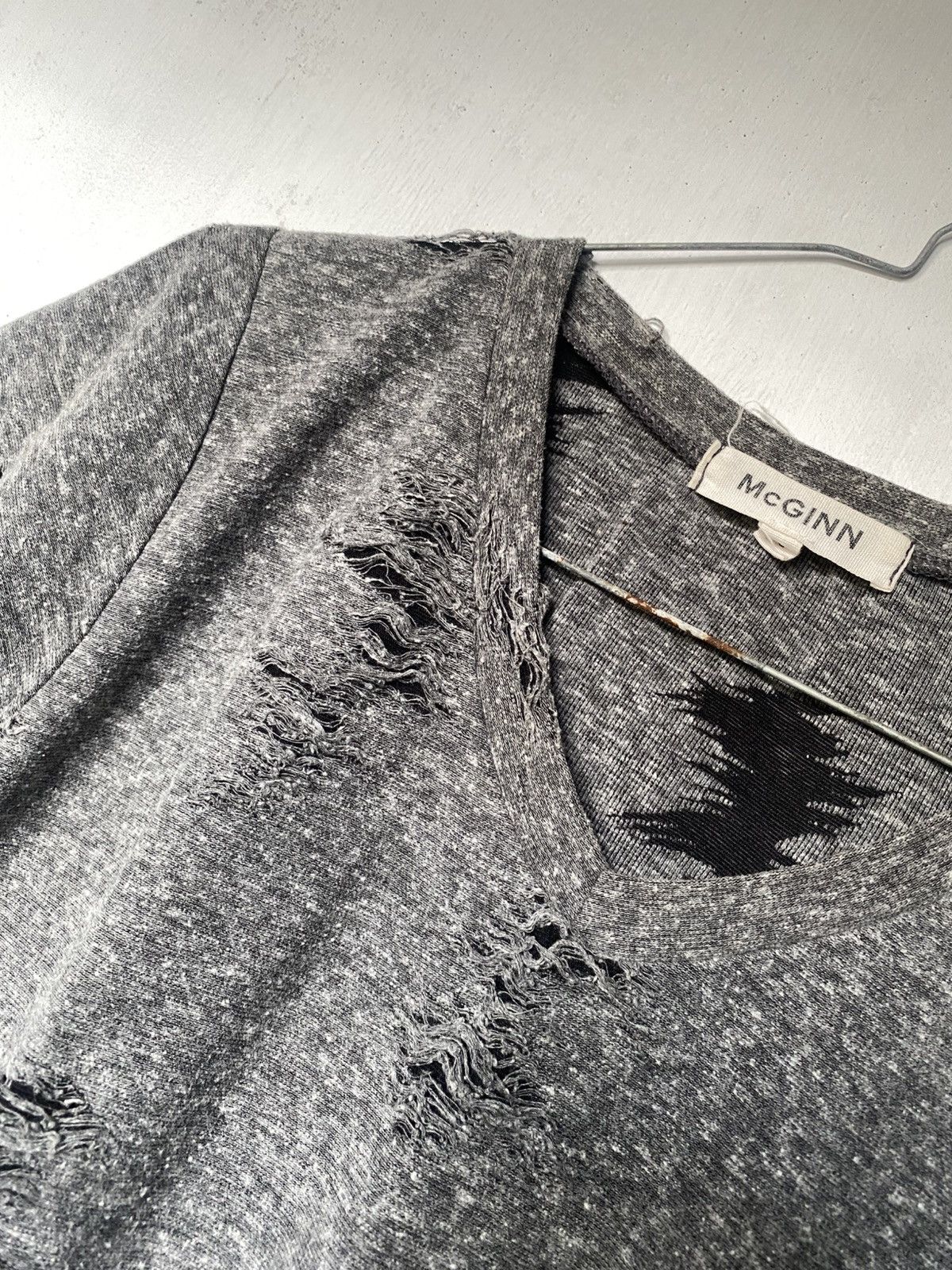 If Six Was Nine × Japanese Brand × Le Grande Bleu (L.G.B.) Mc Ginn Distressed Tshirt Size US S / EU 44-46 / 1 - 4 Thumbnail