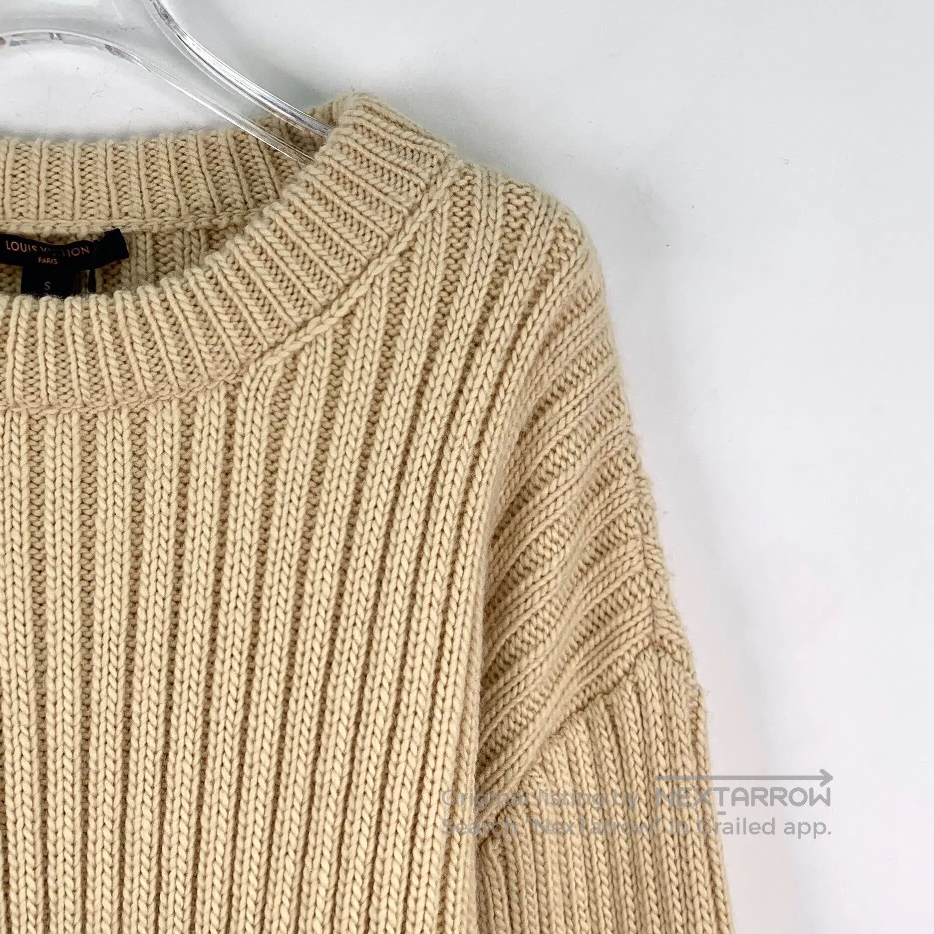 Louis Vuitton Louis Vuitton Brown cashmere round-neck long-sleeve knitte Size US S / EU 44-46 / 1 - 3 Thumbnail