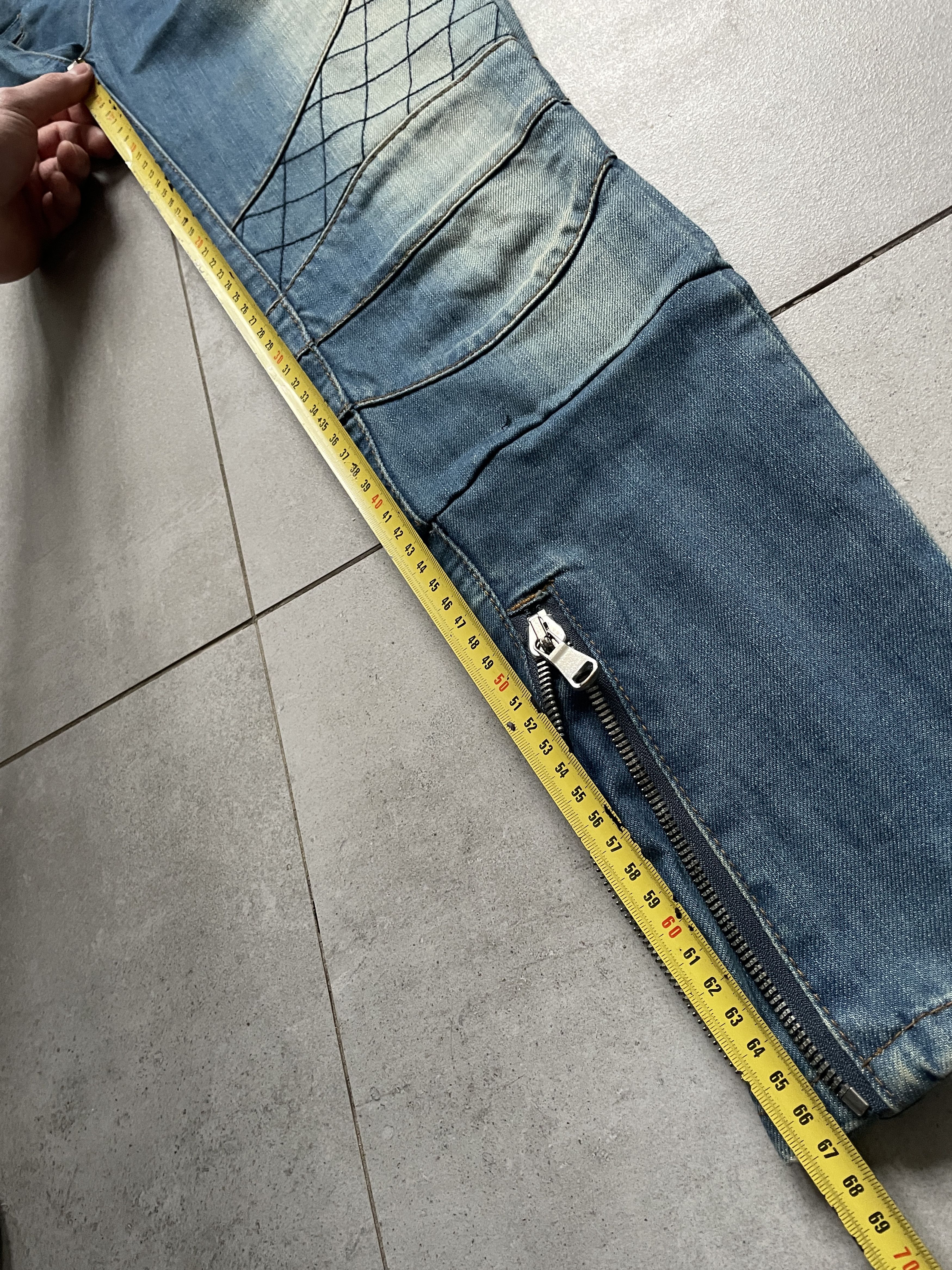 Balmain BALMAIN TYPE DIRT WASHED BIKER SLIM FIT SKINNY JEANS Size US 30 / EU 46 - 9 Thumbnail