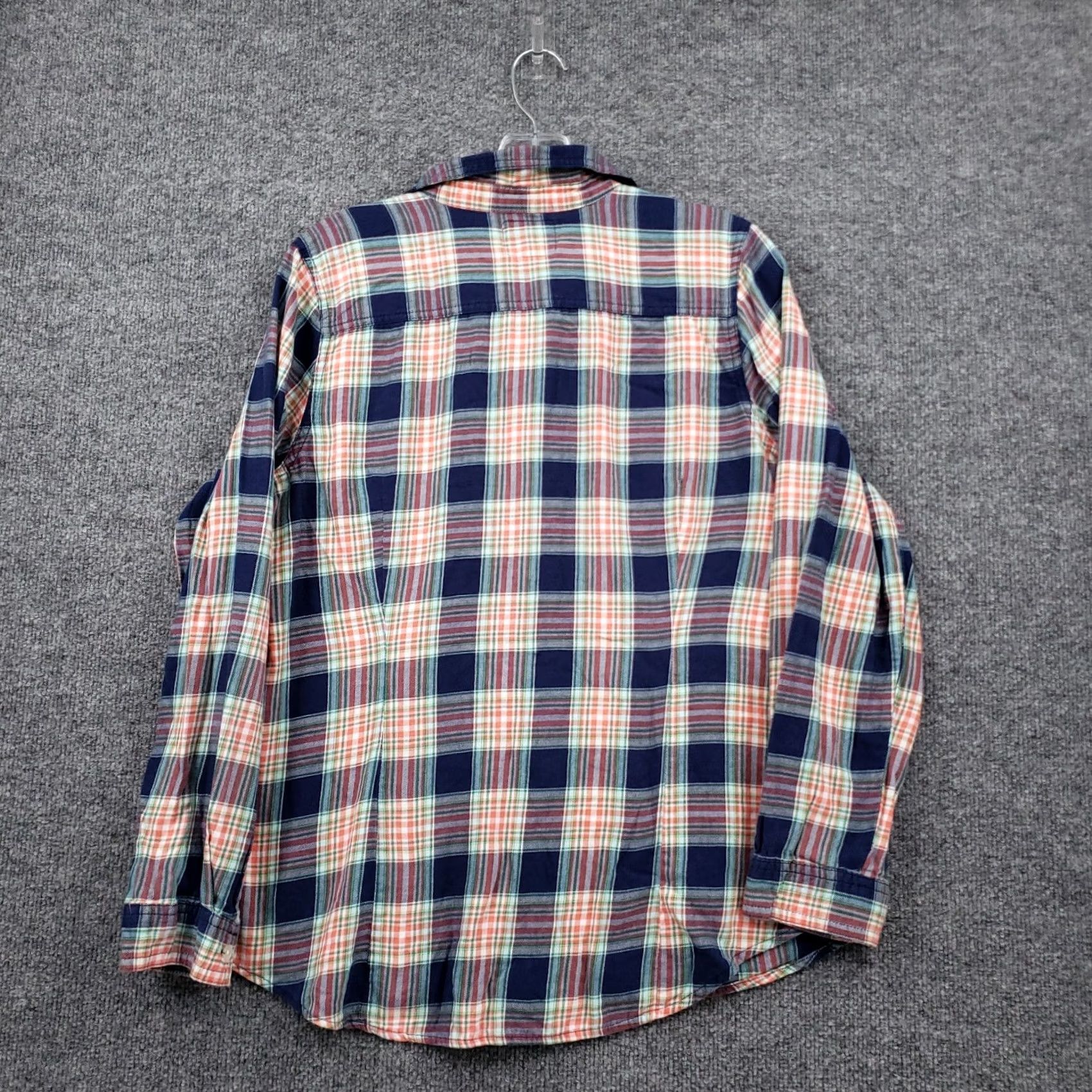 Old Navy Old Navy Shirt Mens L Large Casual Button-Up Blue Plaid Pockets Long Sleeves Size US L / EU 52-54 / 3 - 2 Thumbnail