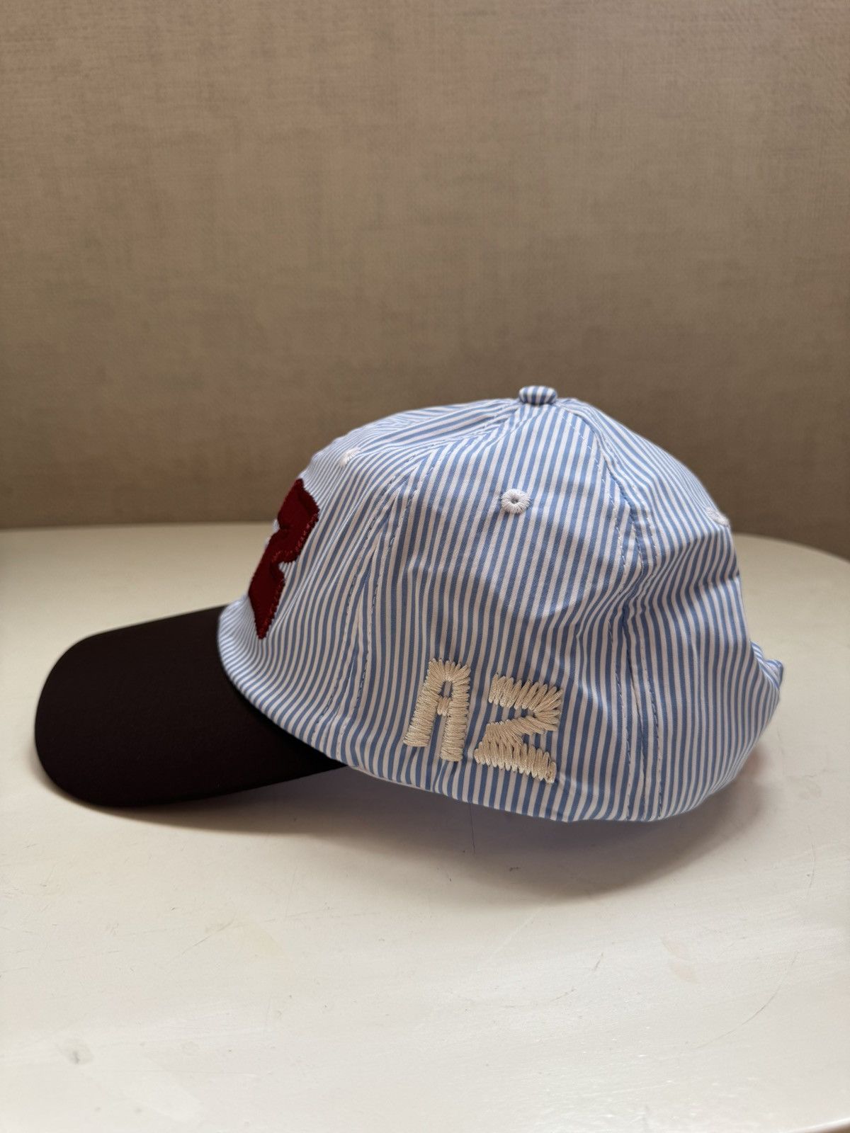 Alex Zono (New) Alex Zono Dad Cap Stripe Blue Running Hat Size ONE SIZE - 2 Thumbnail