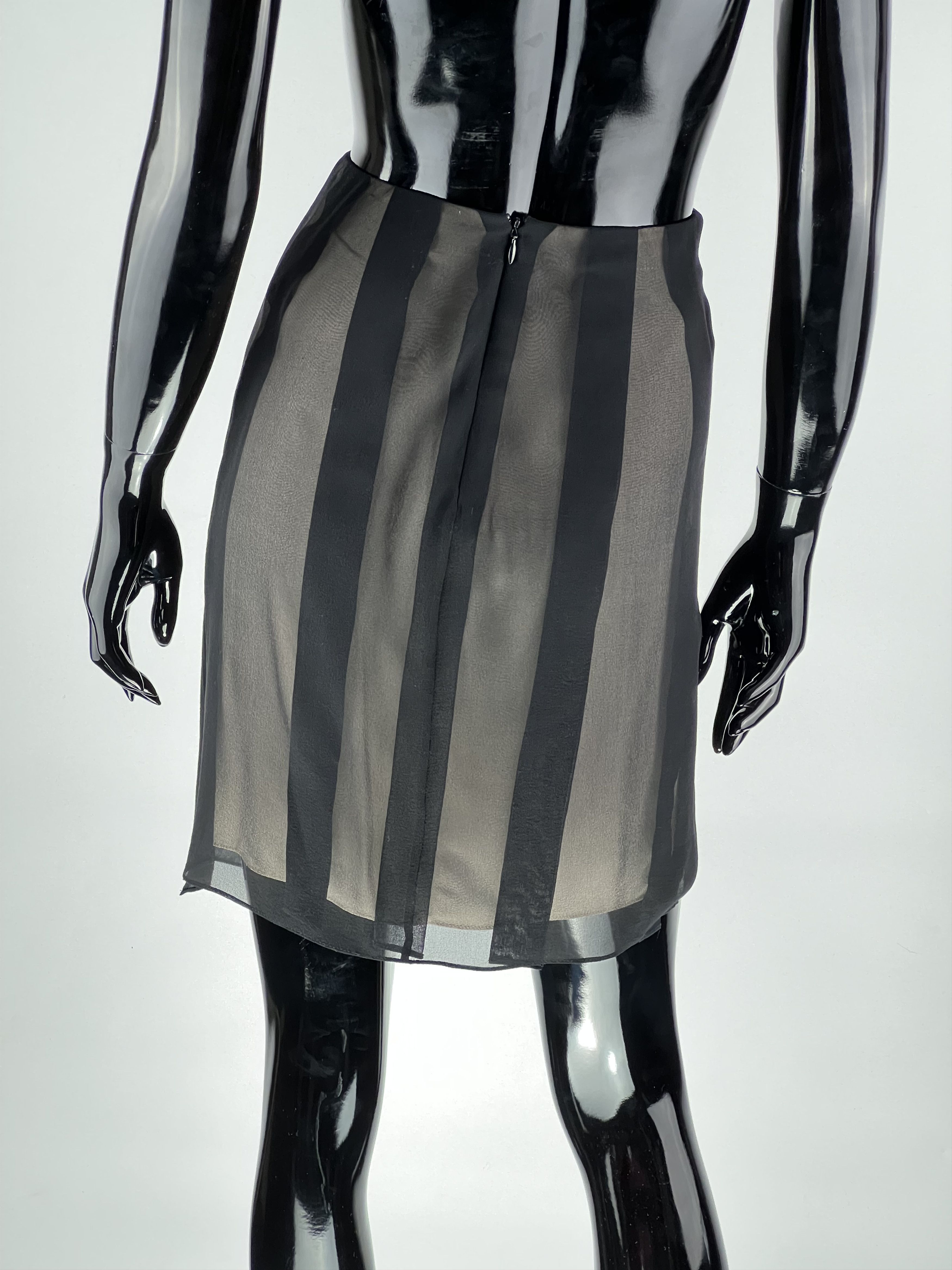 3.1 Phillip Lim 3.1 Phillip Lim Striped Silk Skirt Size 4 Size 27" / US 4 / IT 40 - 3 Thumbnail