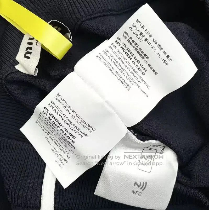 Miu Miu Miu Miu Navy Nylon Women's Casual Pants . Size 30" / US 8 / IT 44 - 6 Thumbnail