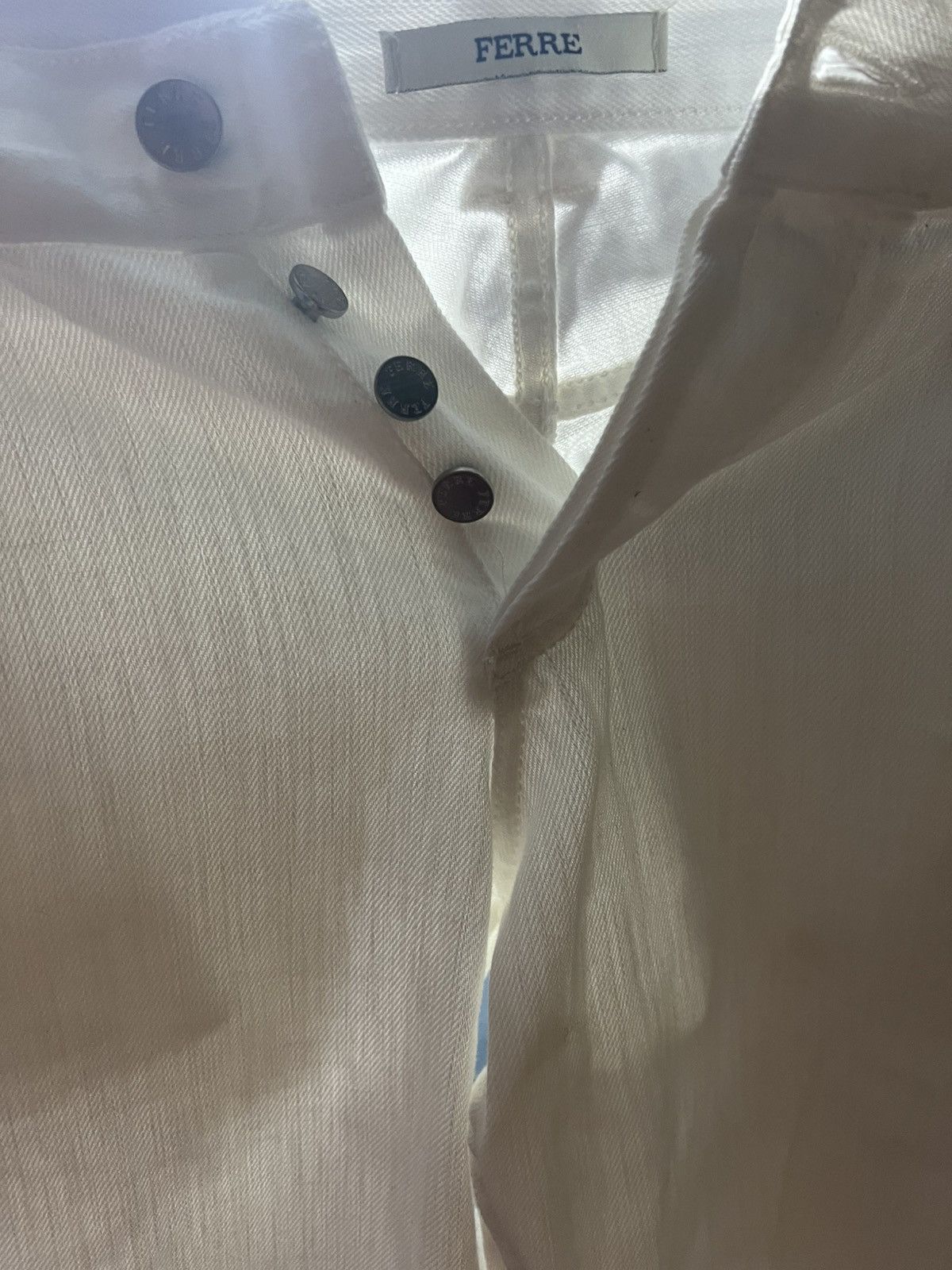 Gianfranco Ferre White jeans Size US 29 - 3 Thumbnail