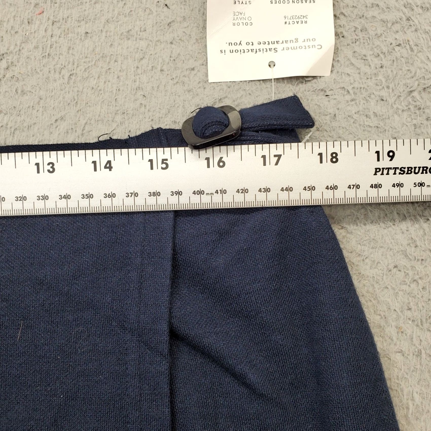 Vintage Russ Wrap Skirts Women XL Blue Short Length Buckle Adjustable Elastic Waist - Cotton, Casual, Outdoor, 90s? Size 40" / US 18 - 5 Thumbnail