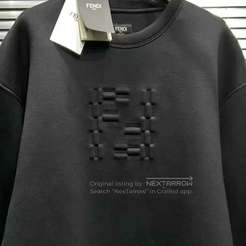 Fendi Fendi Black Modal Men's Sweatshirt . Size US M / EU 48-50 / 2 - 5 Thumbnail