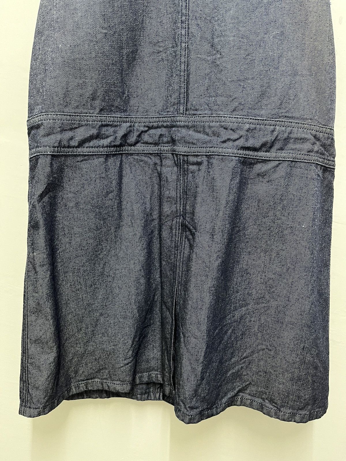 Issey Miyake Sunao Kuwahara Sleeveless Denim Dress Size M / US 6-8 / IT 42-44 - 9 Thumbnail