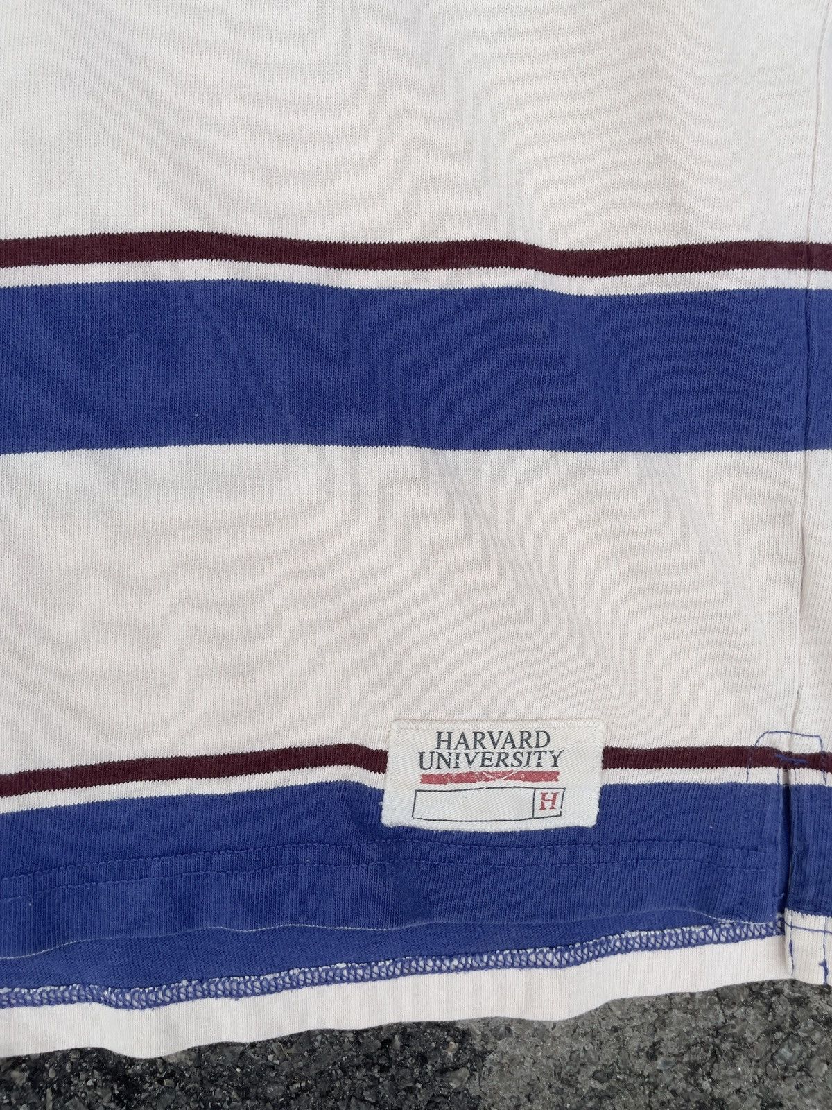 Japanese Brand Vintage Havard University Stripe Rugby Polo Size US M / EU 48-50 / 2 - 2 Thumbnail