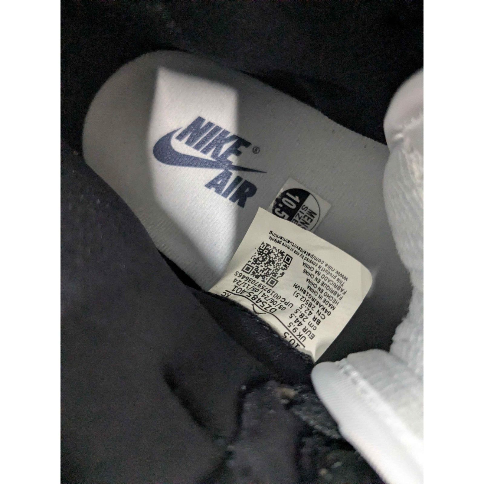 Jordan Brand Air Jordan 1 Retro High OG "Midnight Navy" Size 10.5 Size US 10.5 / EU 43-44 - 6 Thumbnail