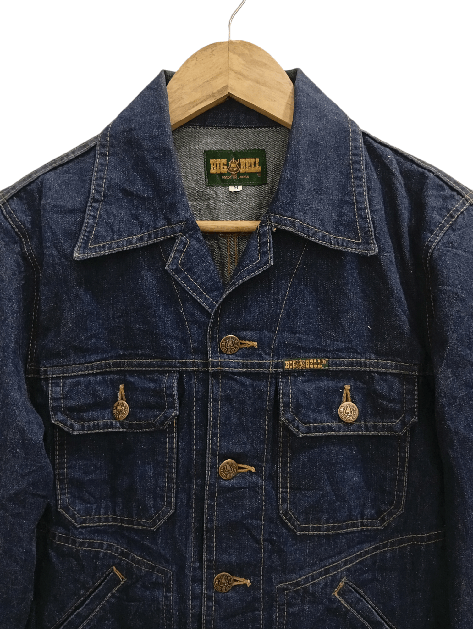 Japanese Brand × Vintage 🔥🔥Vintage Big Bell Denim Trucker Jacket Size US M / EU 48-50 / 2 - 18 Thumbnail