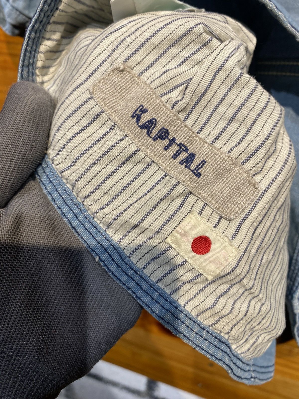 Kapital Kapital Japan Vintage Denim Short Sleeve Double-Breasted Size S / US 4 / IT 40 - 12 Thumbnail
