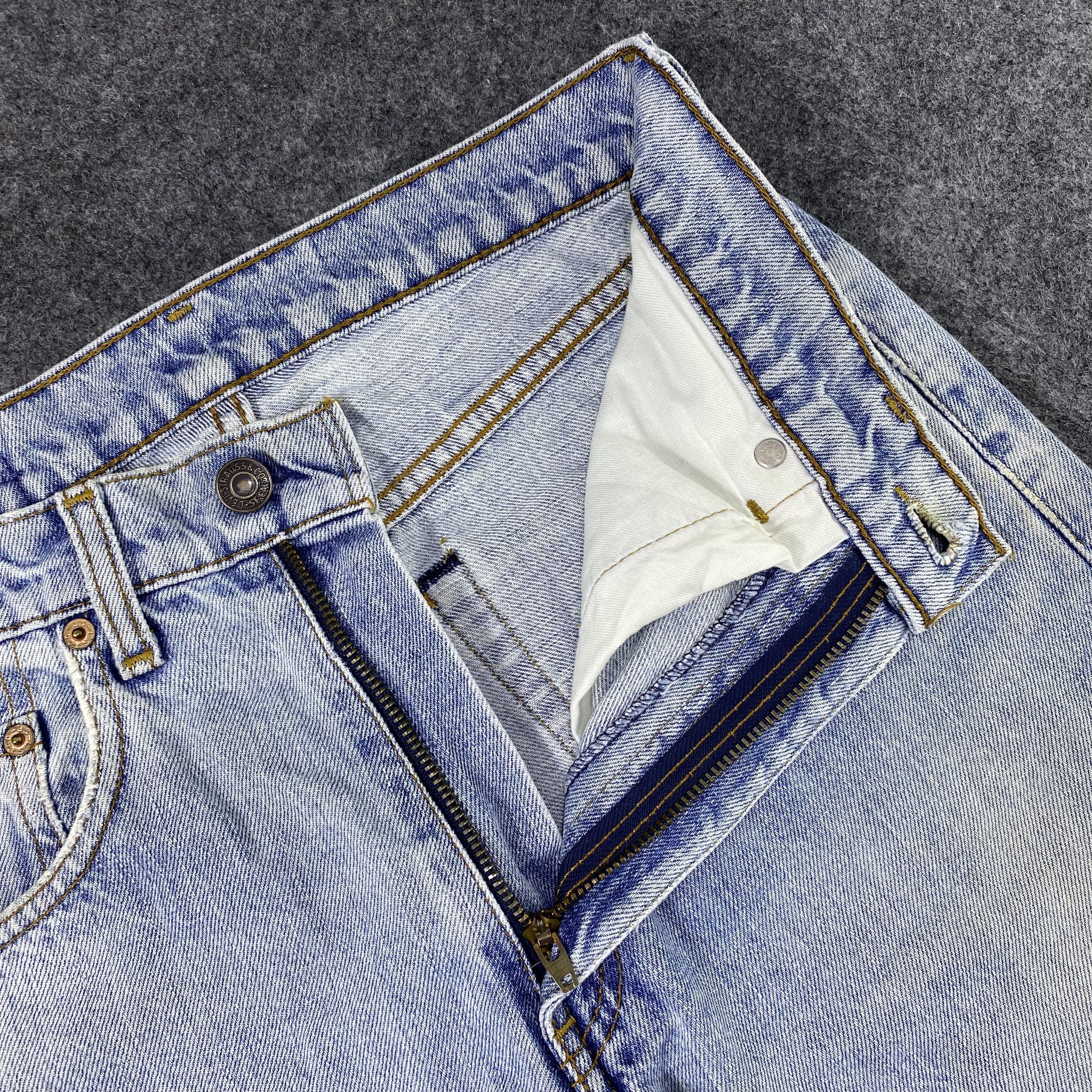 Jean × Levi's × Vintage Vintage Levis 509-0217 Distressed Bue Wash Jeans-J1186 Size US 29 - 7 Thumbnail