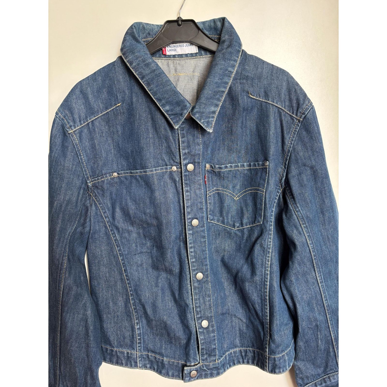 Levi's × Levi's Vintage Clothing × Vintage Levi's Engineered Jeans Red Tab Jacket Large Y2K Vintage Size US L / EU 52-54 / 3 - 2 Thumbnail