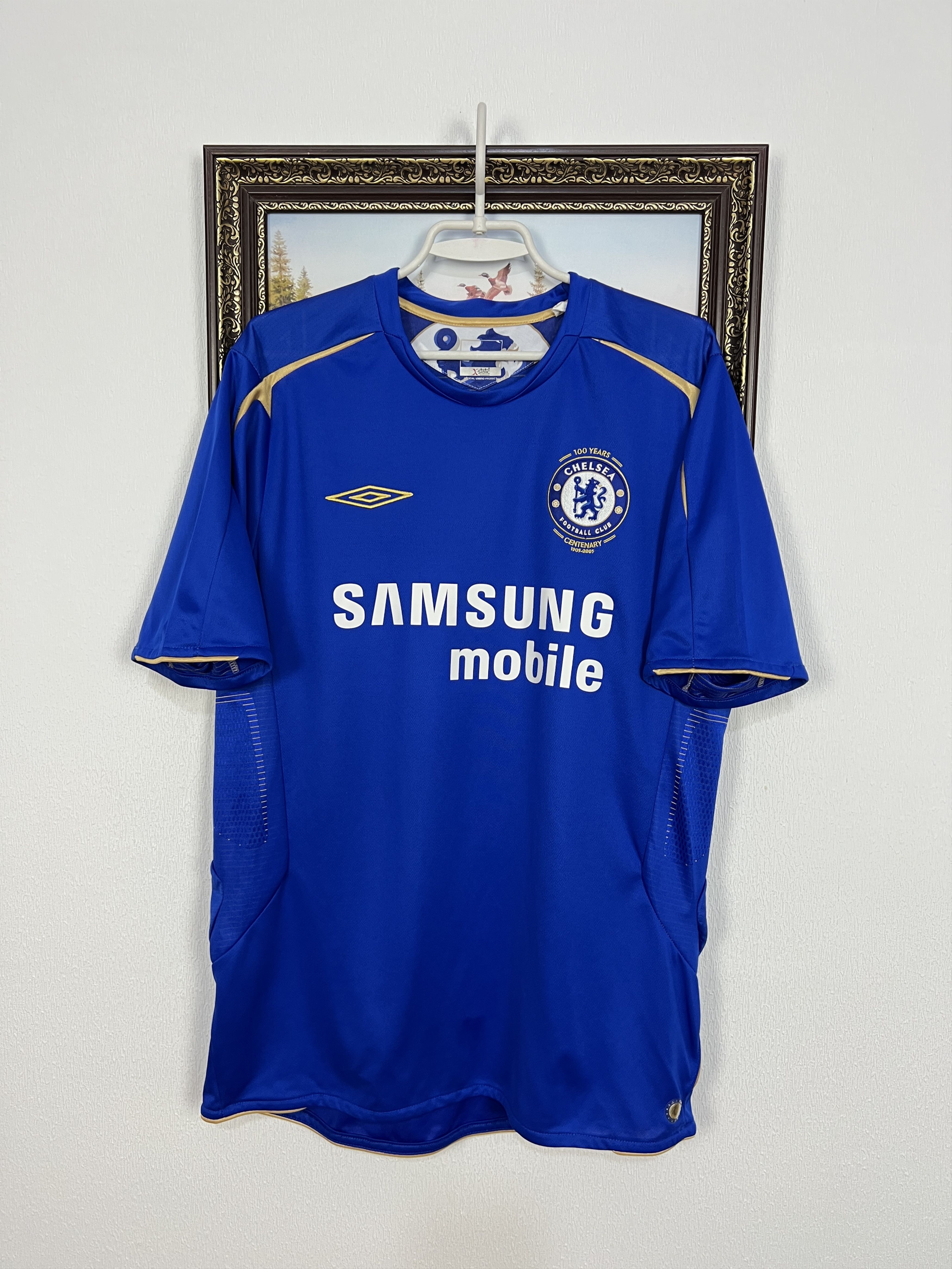 Umbro Chelsea Home football shirt 2005 Soccer #11 Duff Umbro Size US L / EU 52-54 / 3 - 1 Thumbnail