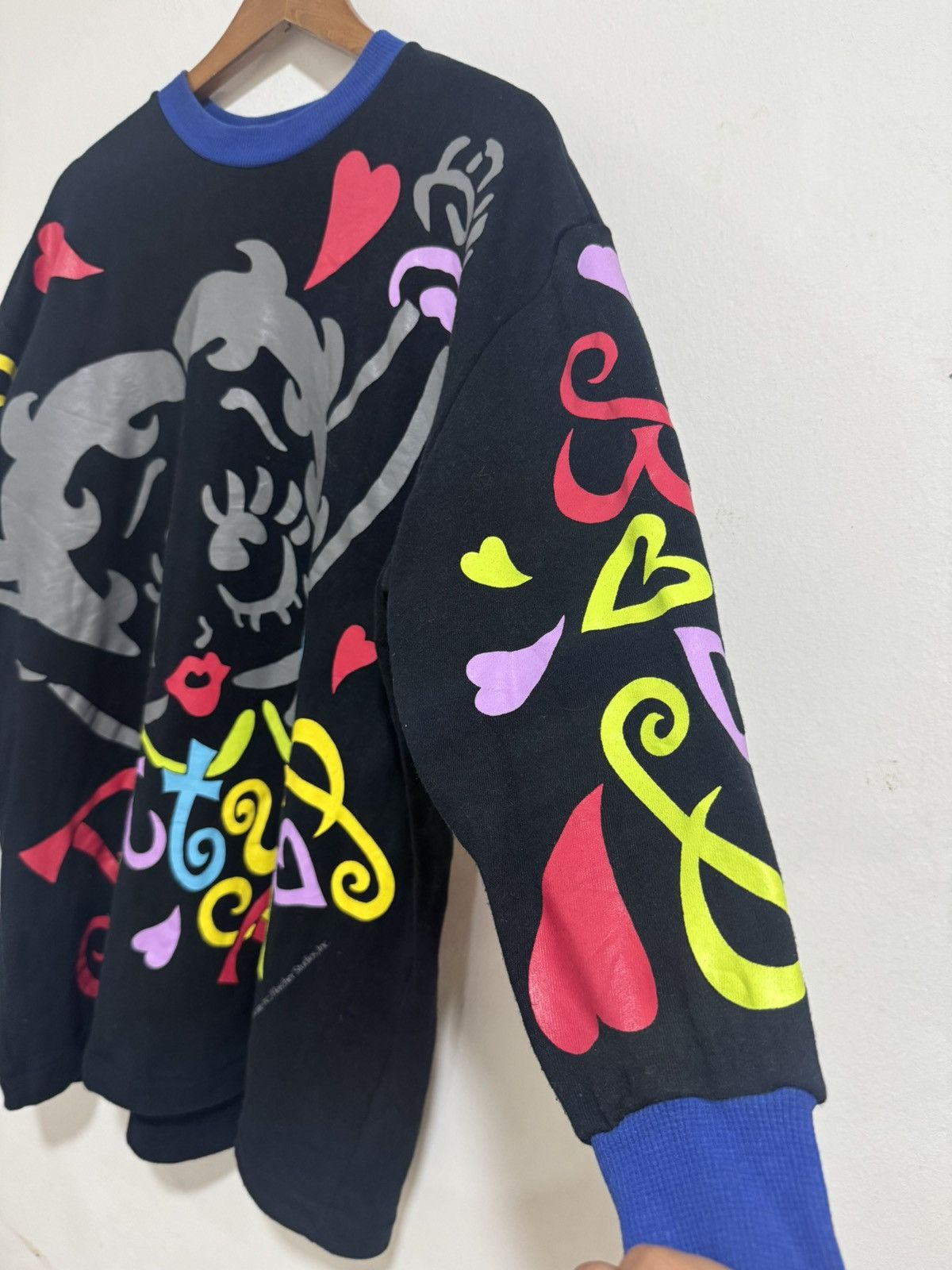Japanese Brand × Vintage Vintage Betty Boob Big Printed Sweatshirt Size US L / EU 52-54 / 3 - 4 Thumbnail