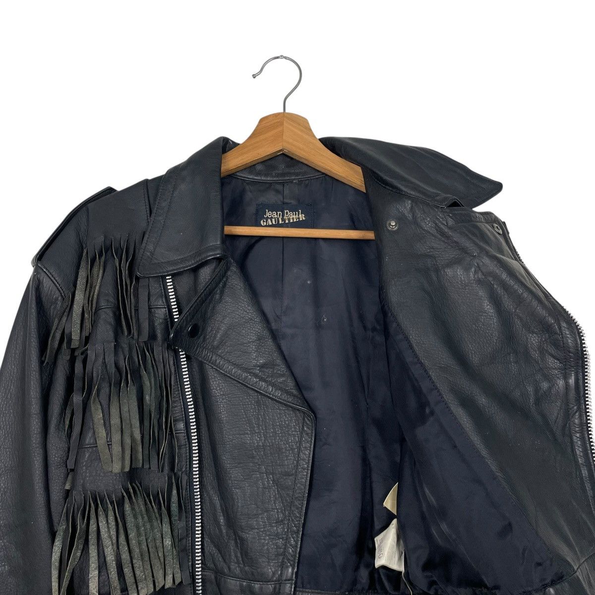 Jean Paul Gaultier Jean Paul Gaultier Crop Biker Leather Jacket Size US S / EU 44-46 / 1 - 10 Thumbnail