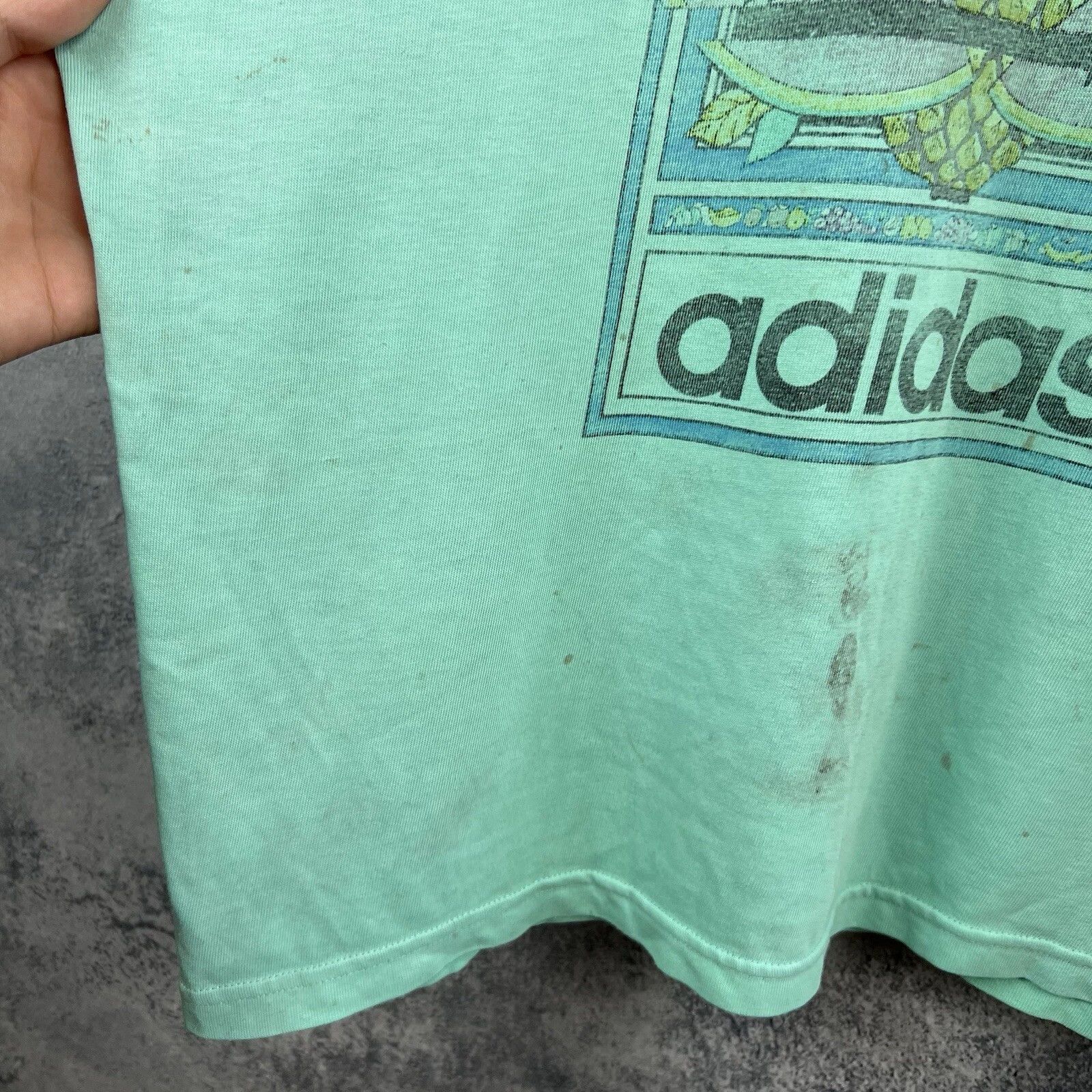 Adidas Adidas Vintage Tee Men's Size L Short Sleeve Size US L / EU 52-54 / 3 - 10 Thumbnail