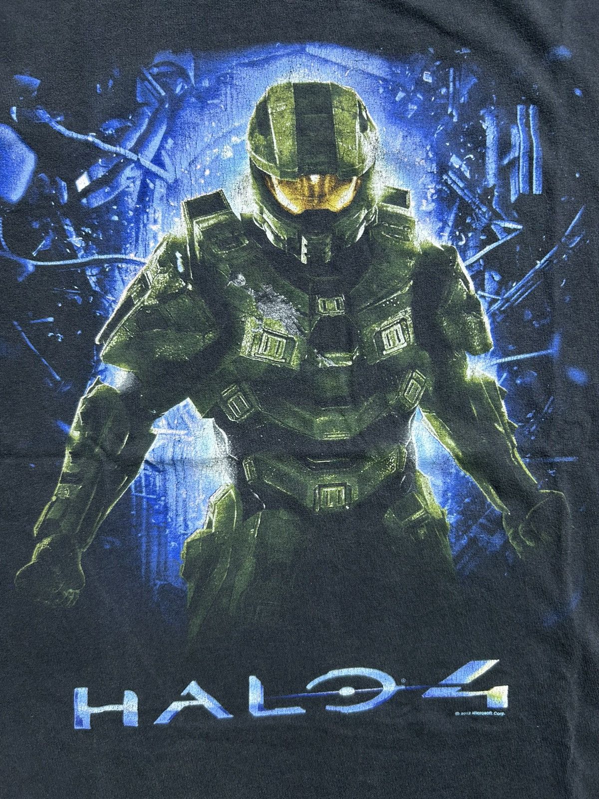 Vintage Vintage Y2K Halo 4 Master Chief Faded Tee 2012 Size US L / EU 52-54 / 3 - 2 Thumbnail